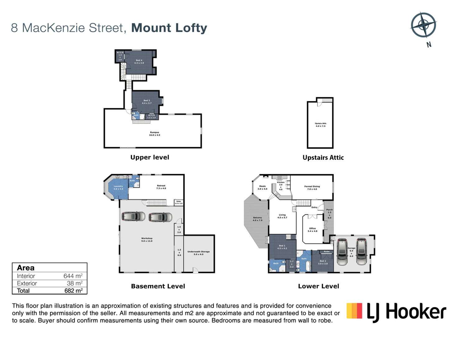 Floorplan of Homely house listing, 8 Mackenzie Street, Mount Lofty QLD 4350