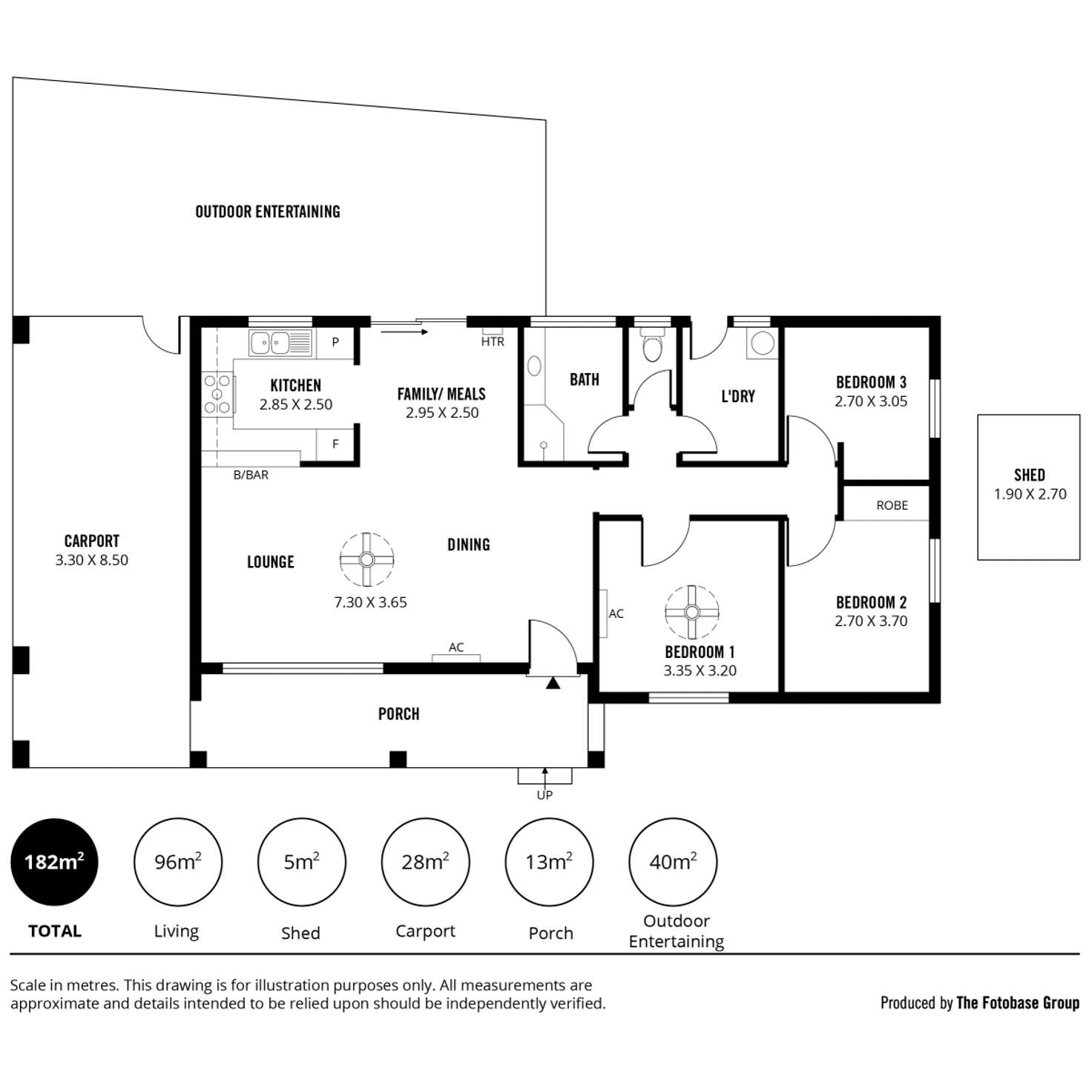 Floorplan of Homely house listing, 1/1 Almerta Street, Highbury SA 5089