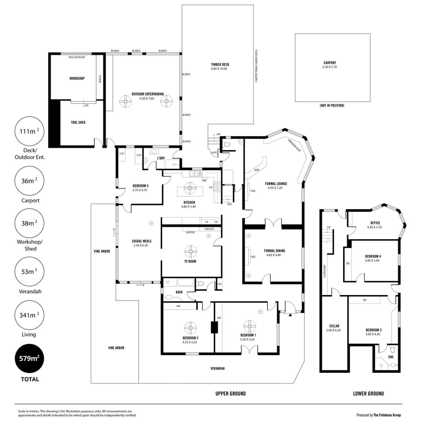 Floorplan of Homely house listing, 11 The Promenade, Highbury SA 5089