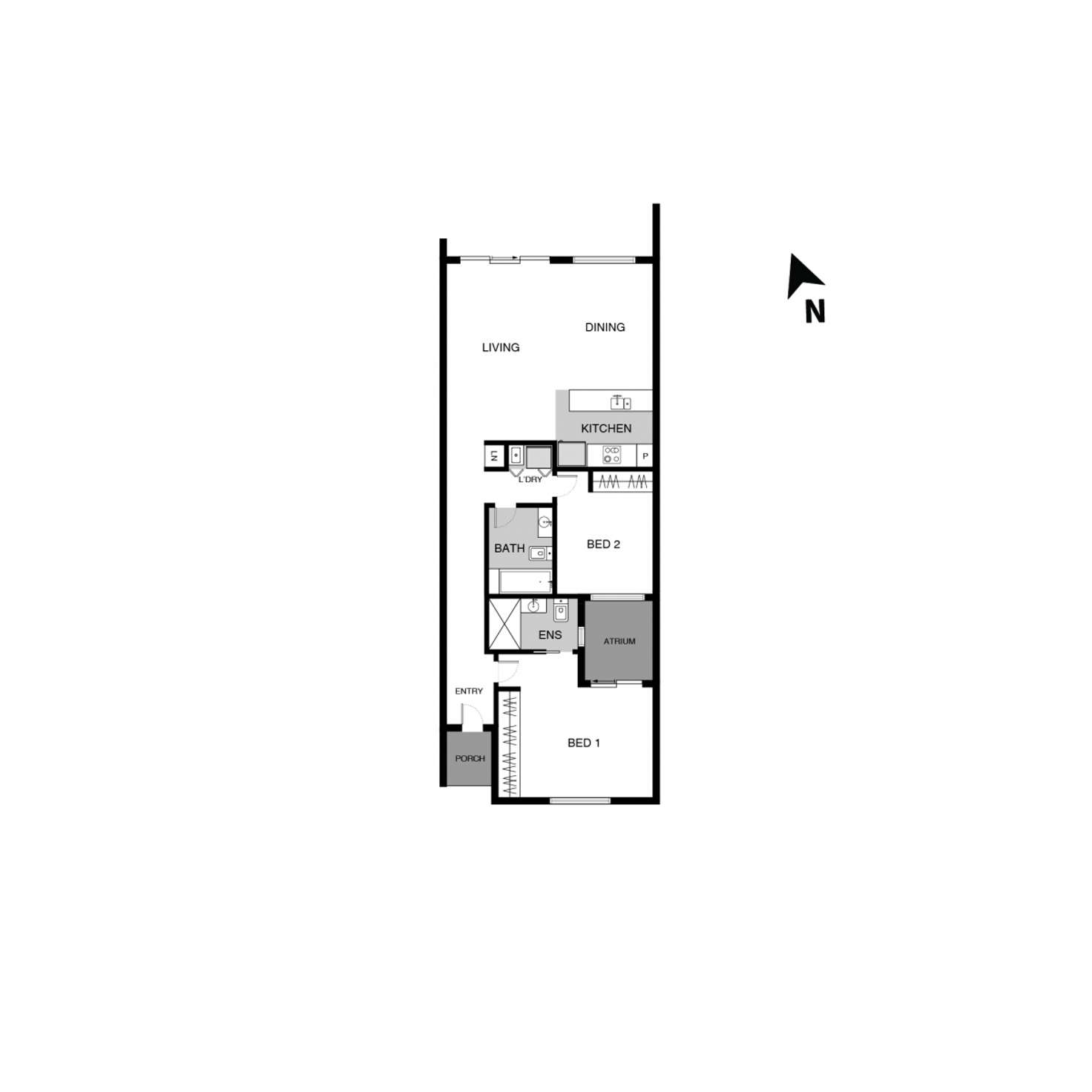 Floorplan of Homely townhouse listing, 3/35 Clare Burton Crescent, Franklin ACT 2913