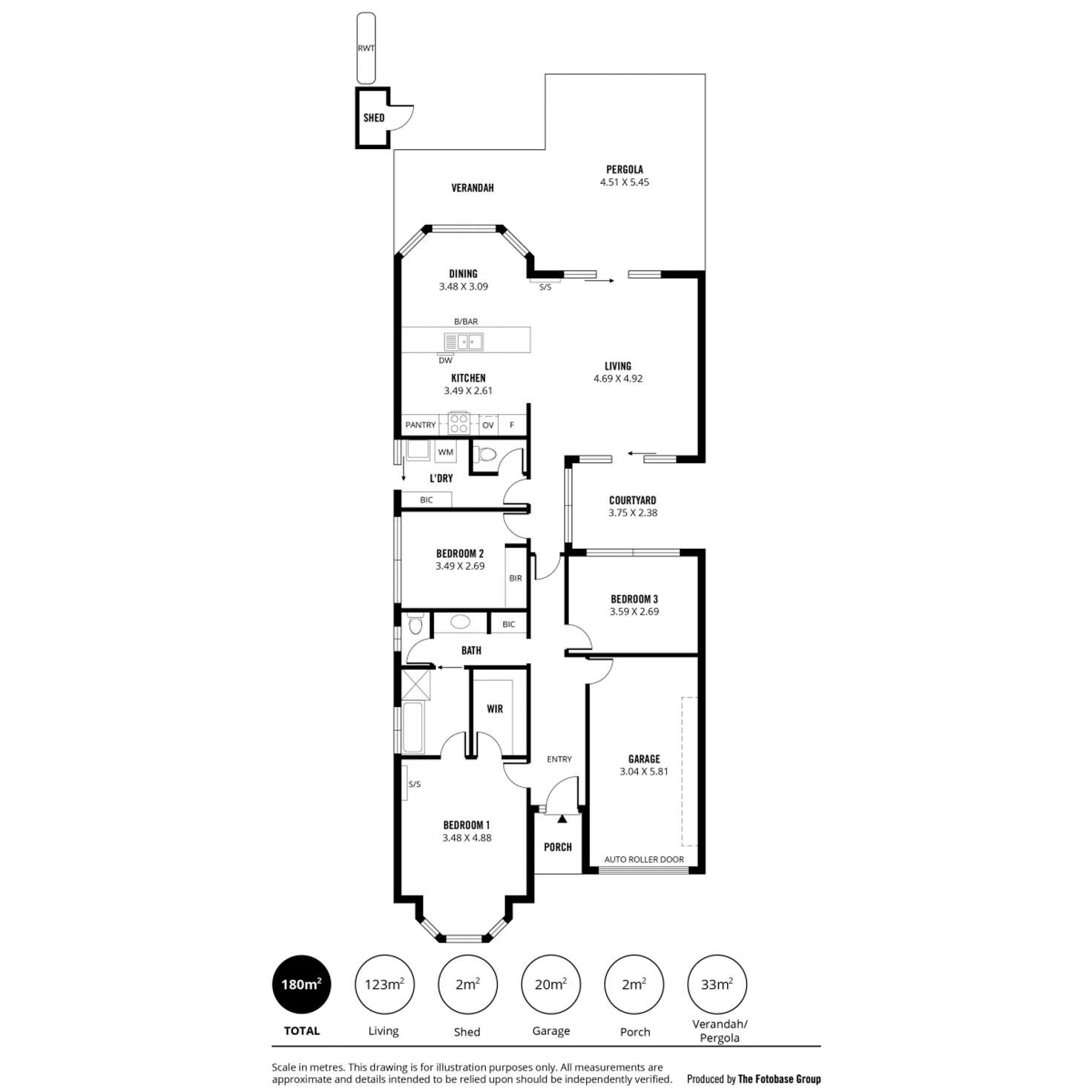 Floorplan of Homely house listing, 5 Pepperbox Court, Glenside SA 5065