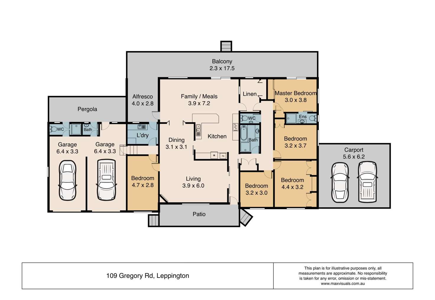 Floorplan of Homely house listing, 109 Gregory Rd, Leppington NSW 2179