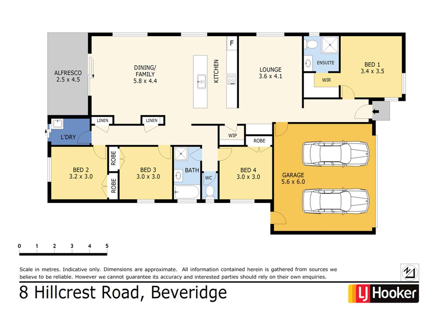 Floorplan of Homely house listing, 8 Hillcrest Road, Beveridge VIC 3753
