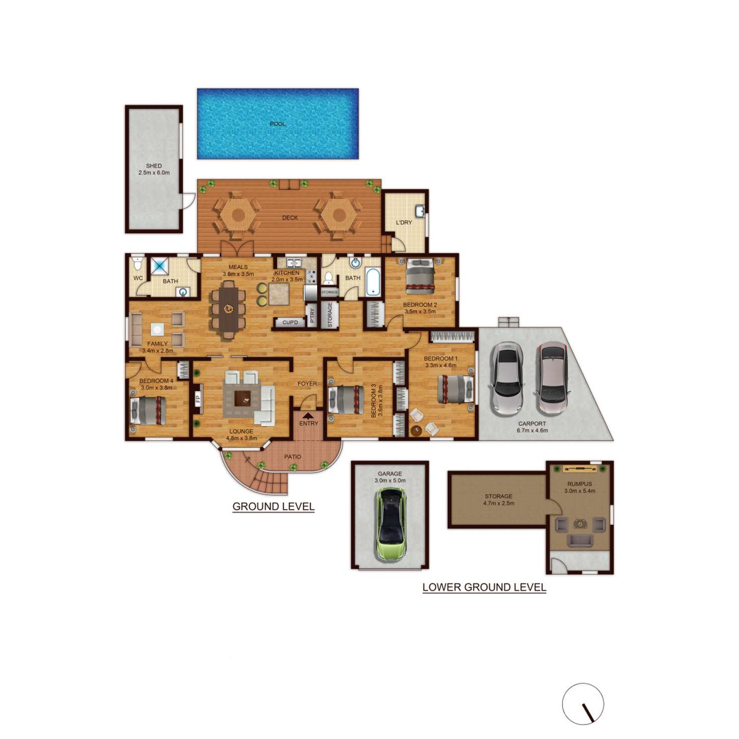 Floorplan of Homely house listing, 30 Stuart Street, Griffith ACT 2603