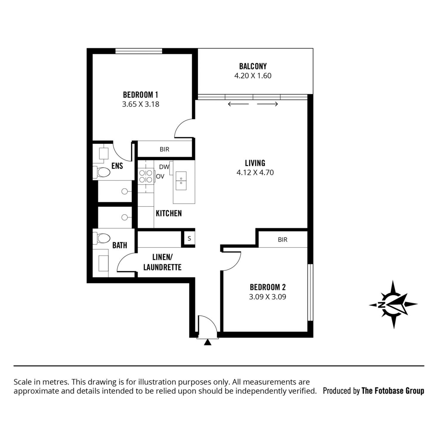 Floorplan of Homely apartment listing, 702/1 King William Street, Kent Town SA 5067