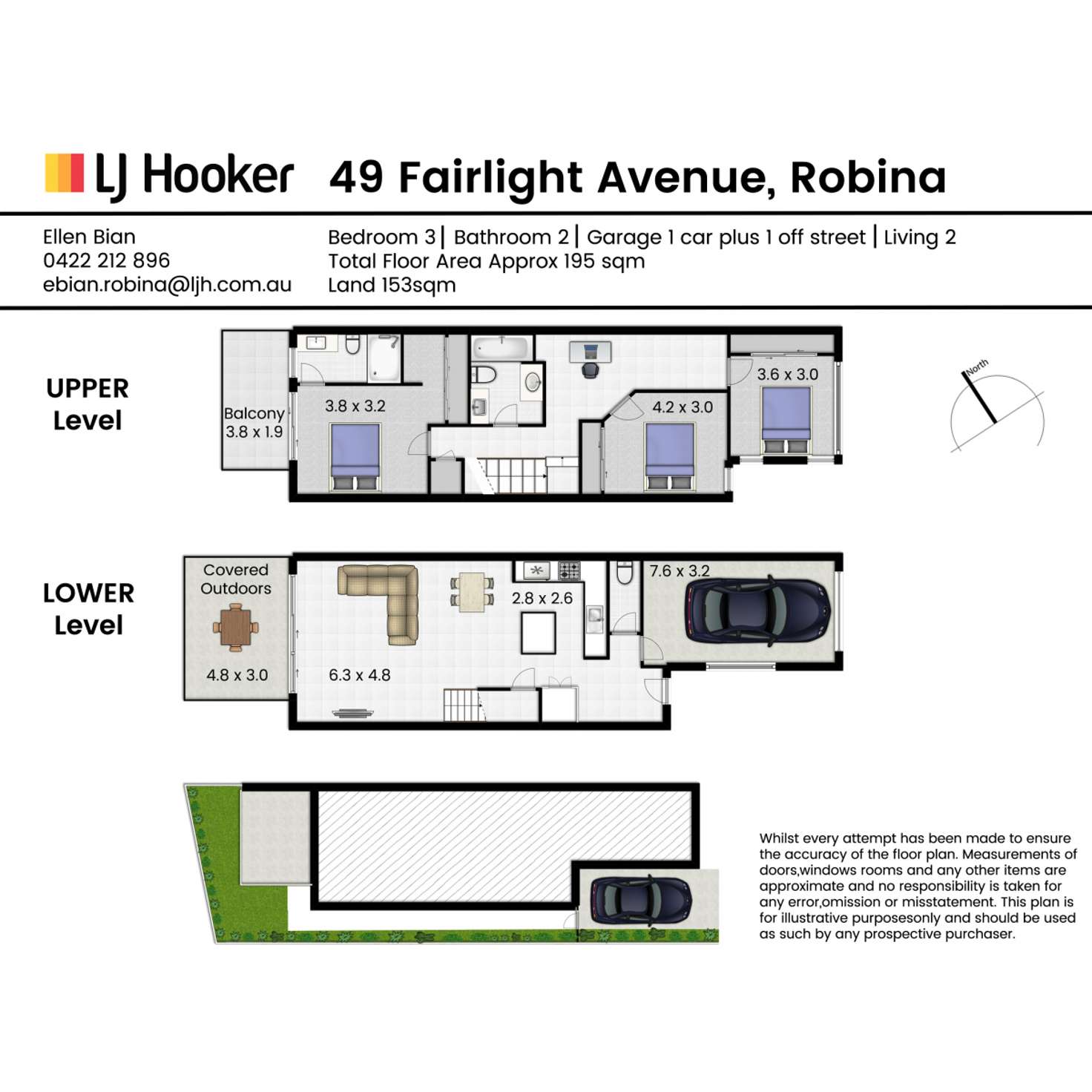 Floorplan of Homely house listing, 49 Fairlight Avenue, Robina QLD 4226