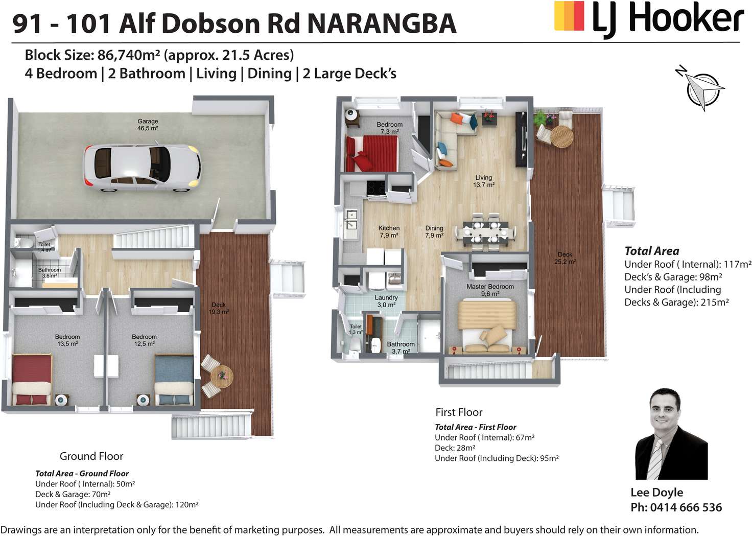 Floorplan of Homely acreageSemiRural listing, 91-101 Alf Dobson Road, Narangba QLD 4504