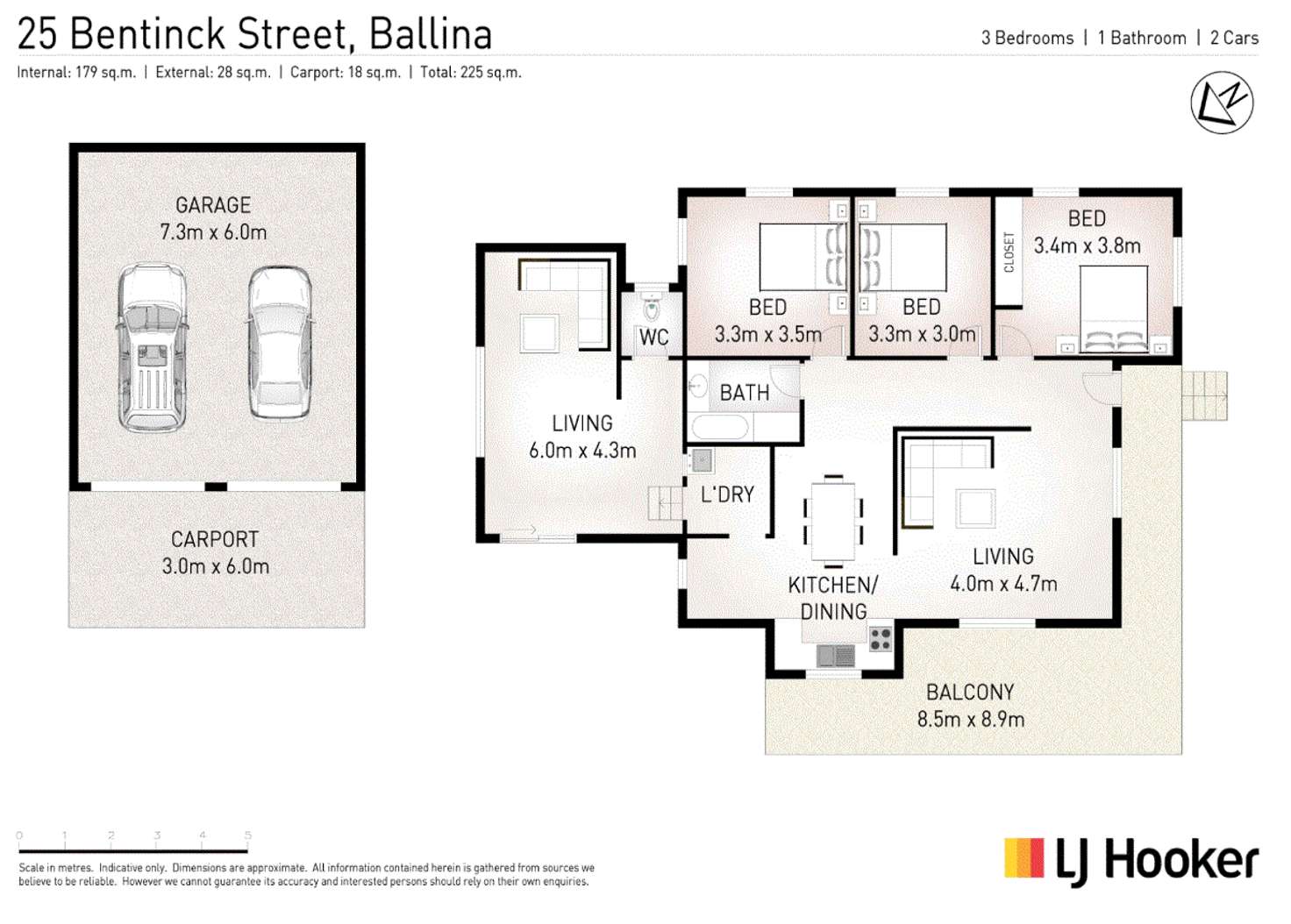 Floorplan of Homely house listing, 25 Bentinck Street, Ballina NSW 2478