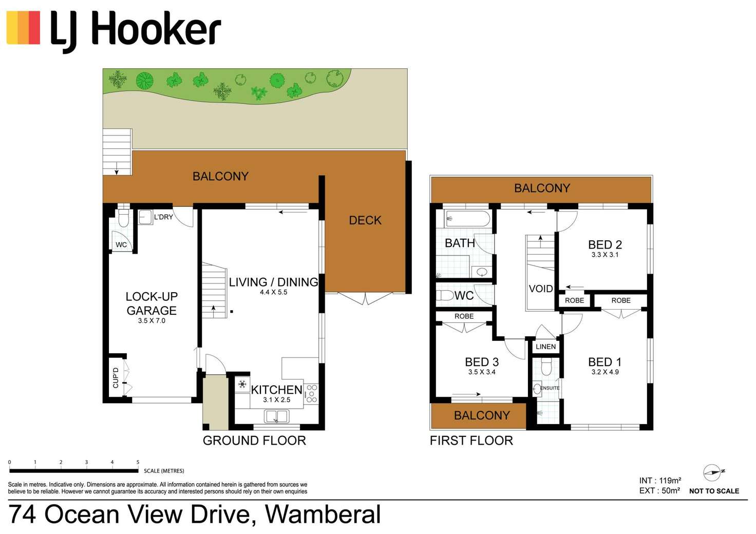 Floorplan of Homely townhouse listing, 6/74-78 Ocean View Drive, Wamberal NSW 2260