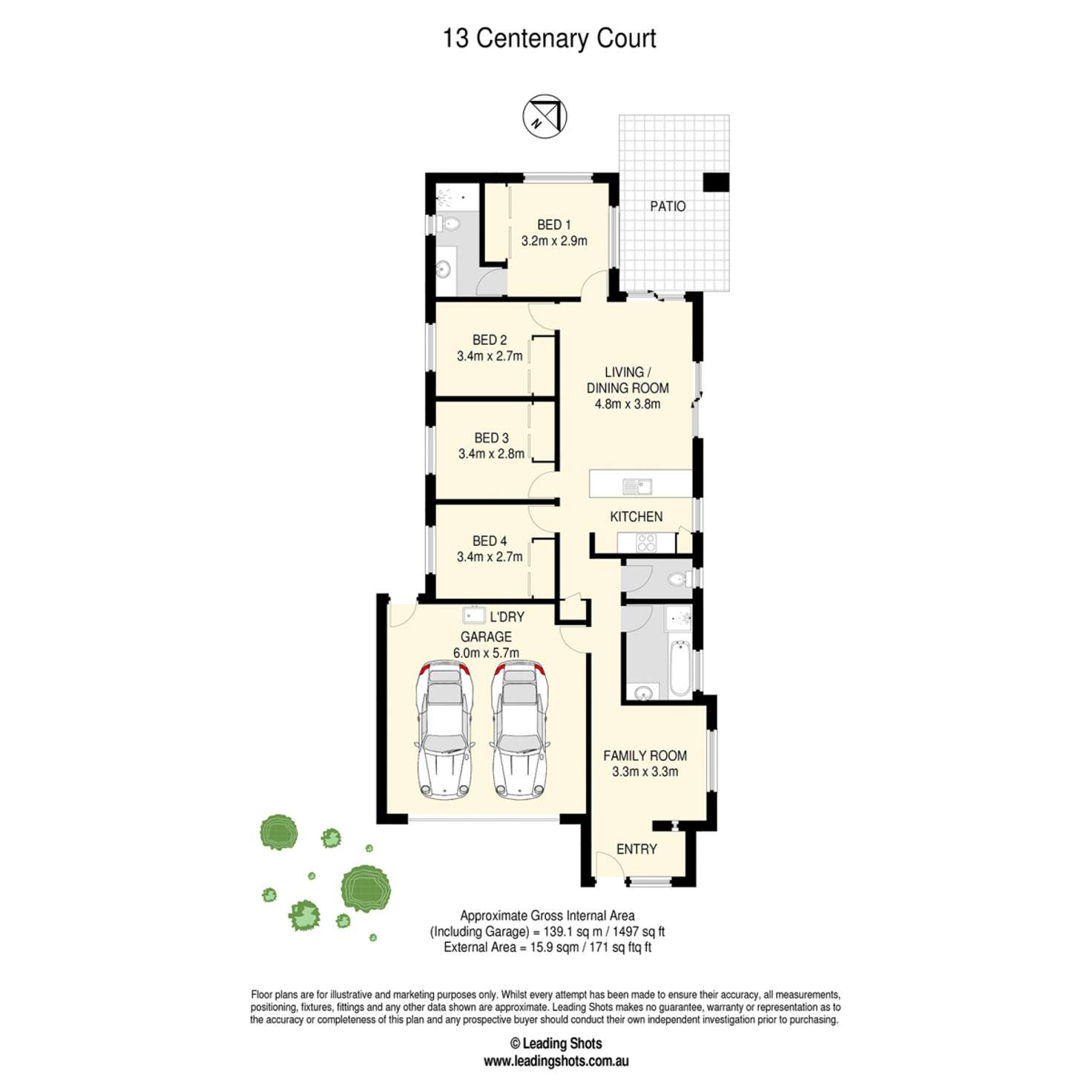 Floorplan of Homely house listing, 13 Centenary Court, Warner QLD 4500