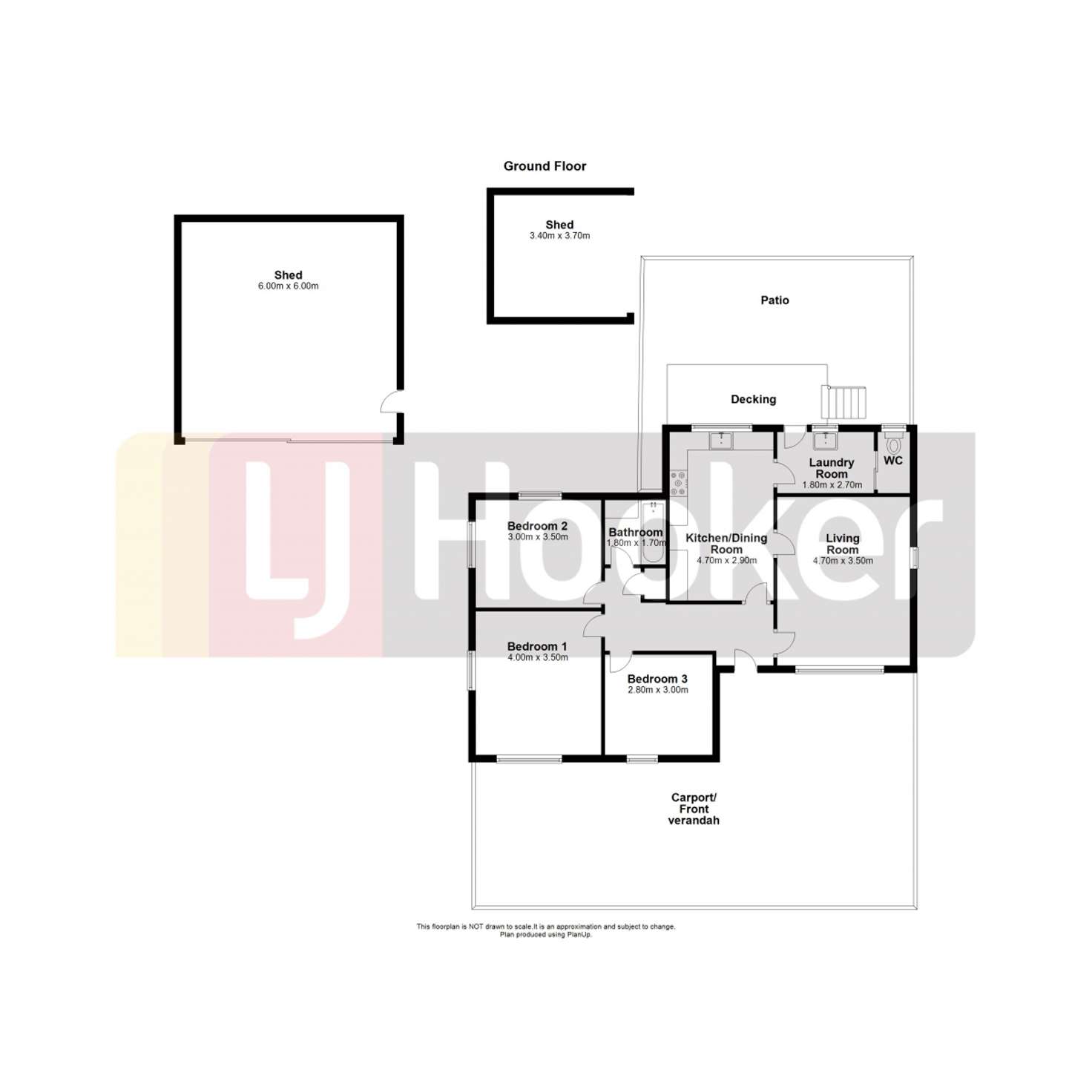 Floorplan of Homely house listing, 43 Wylam Road, Collie WA 6225