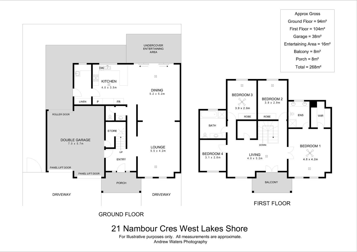 Floorplan of Homely house listing, 21 Nambour Crescent, West Lakes Shore SA 5020