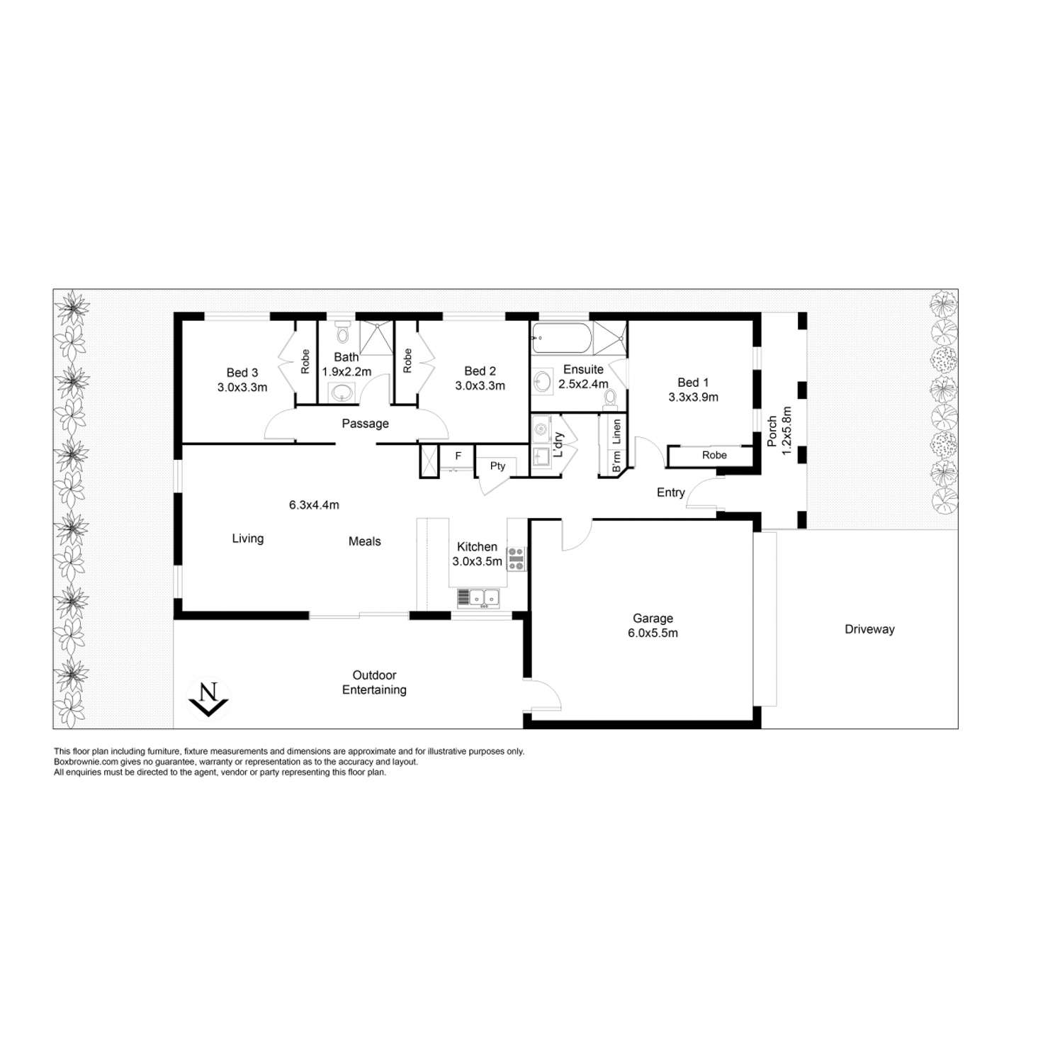 Floorplan of Homely house listing, 24 Tanner Mews, Point Cook VIC 3030