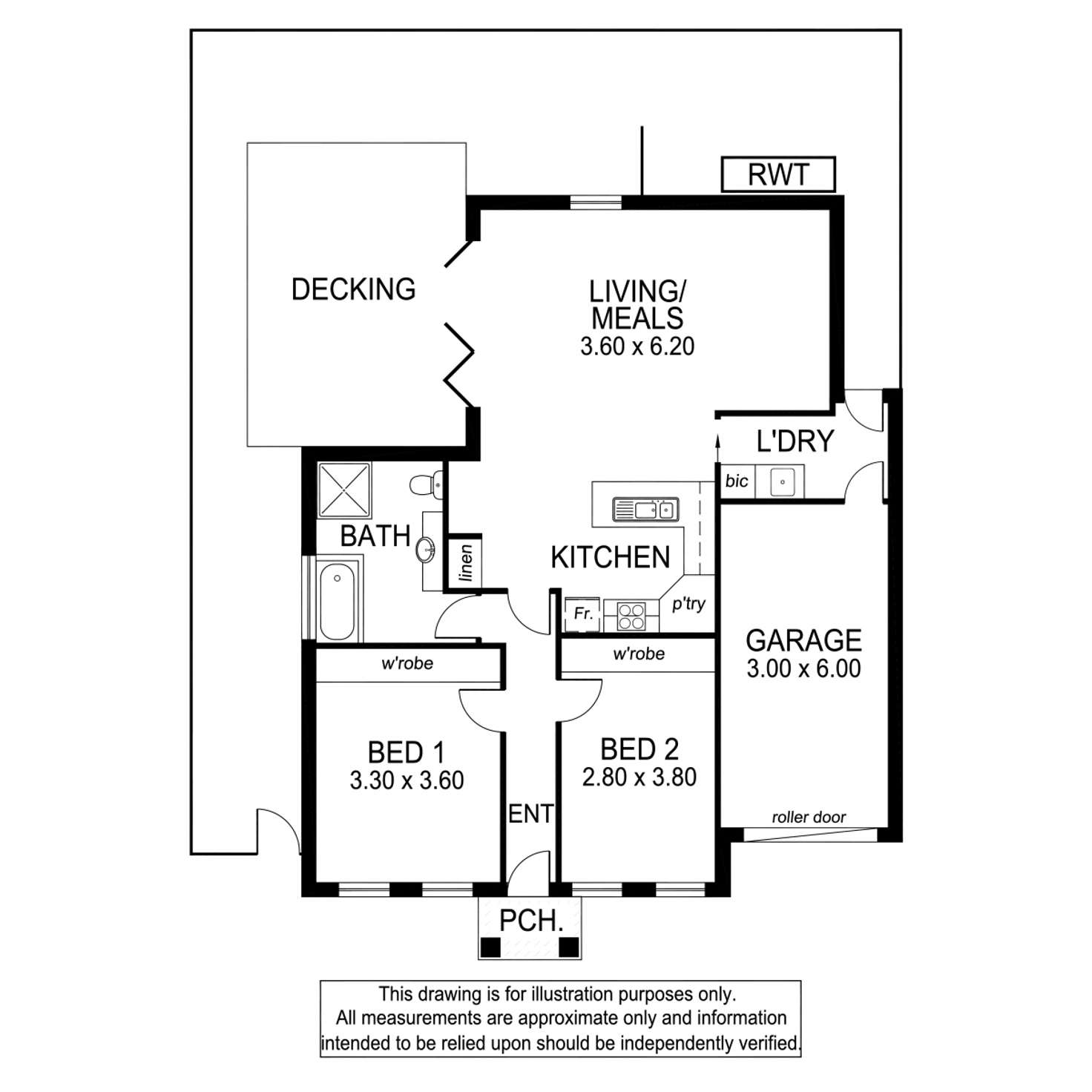 Floorplan of Homely villa listing, 8 Chalfont Way, Glengowrie SA 5044