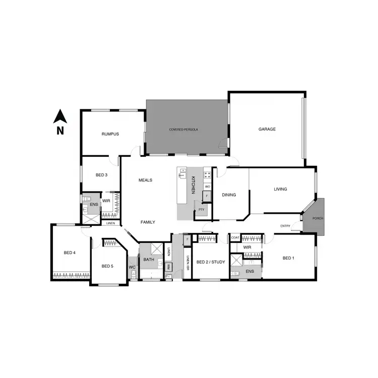 Floorplan of Homely house listing, 13 Henry Sutton Circuit, Dunlop ACT 2615