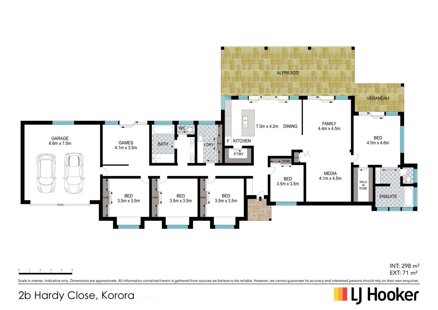 Floorplan of Homely house listing, 2B Hardy Close, Korora NSW 2450