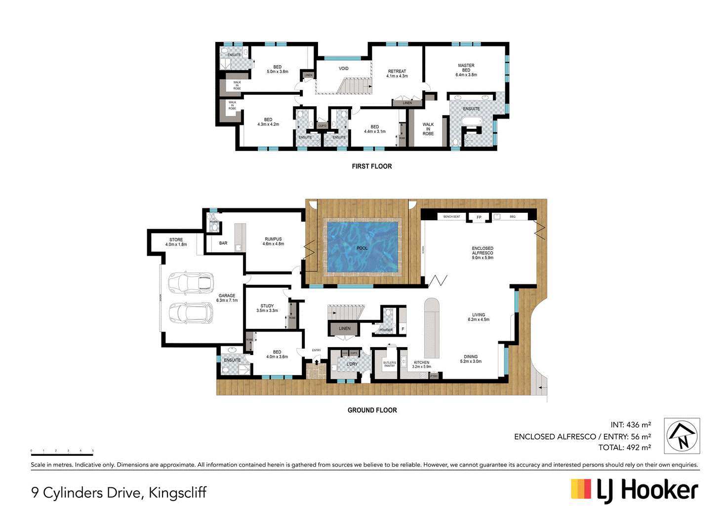 Floorplan of Homely house listing, 9 Cylinders Drive, Kingscliff NSW 2487