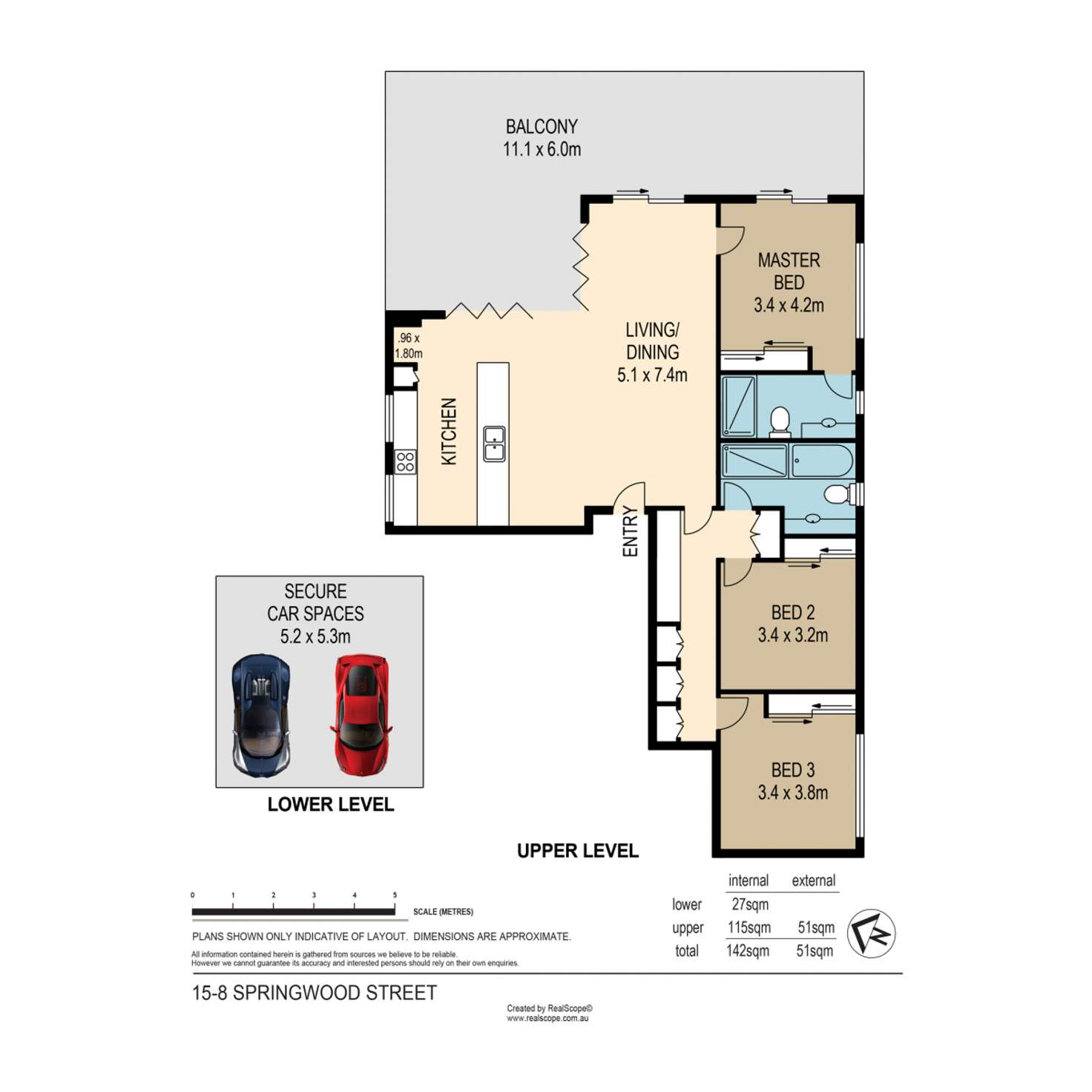 Floorplan of Homely unit listing, 15/8 Springwood Street, Mount Gravatt East QLD 4122