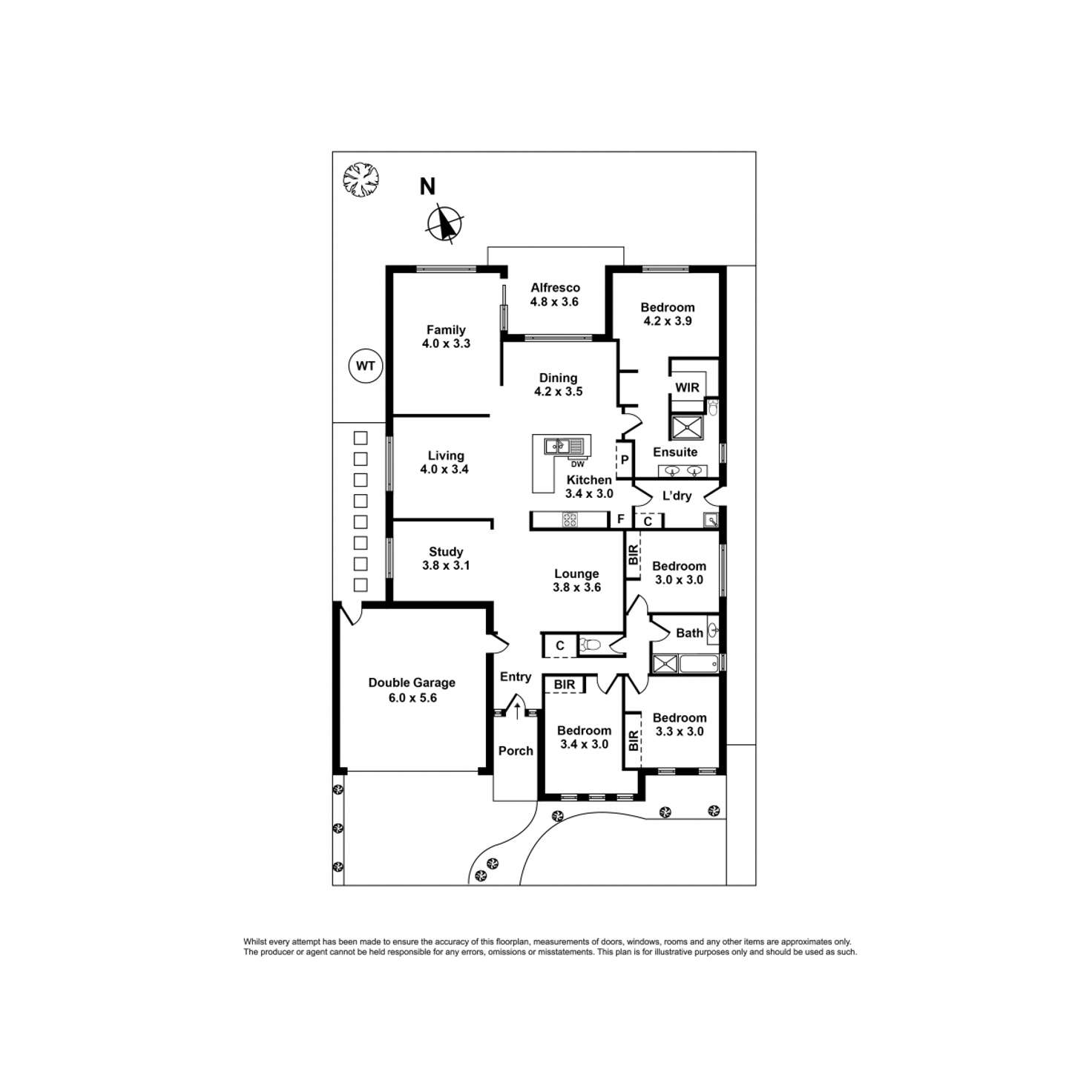 Floorplan of Homely house listing, 6 Spender Avenue, Point Cook VIC 3030