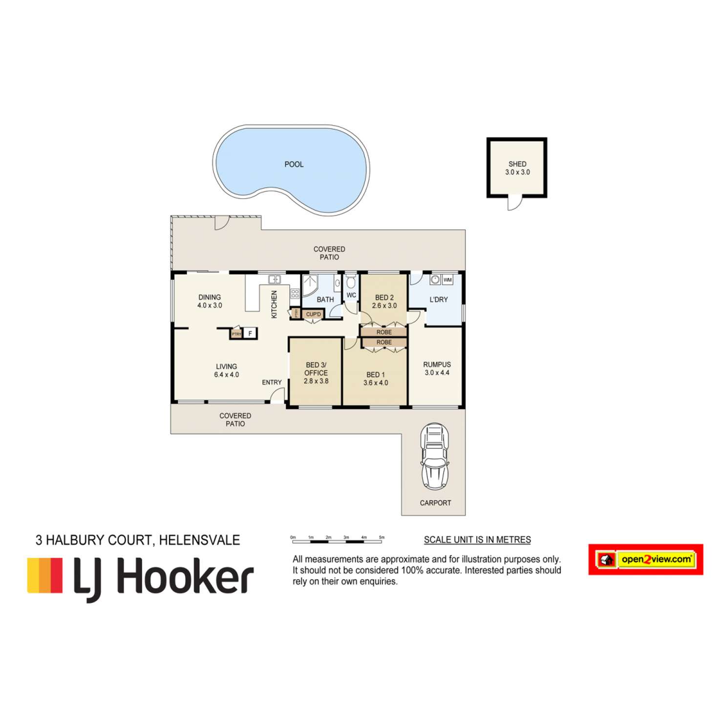 Floorplan of Homely house listing, 3 Halbury Court, Helensvale QLD 4212