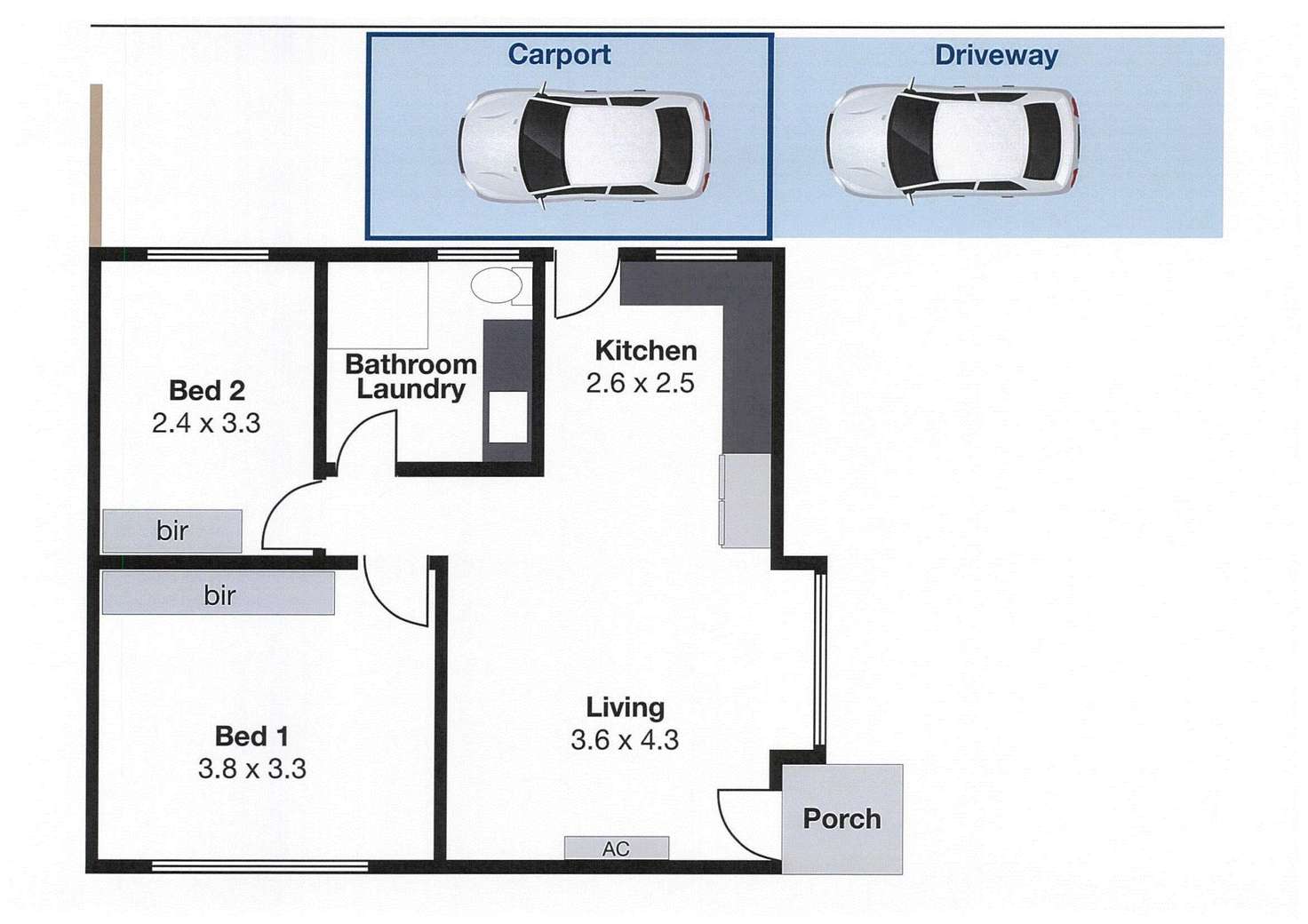 Floorplan of Homely unit listing, Unit 1/27 Russell Terrace, Woodville SA 5011