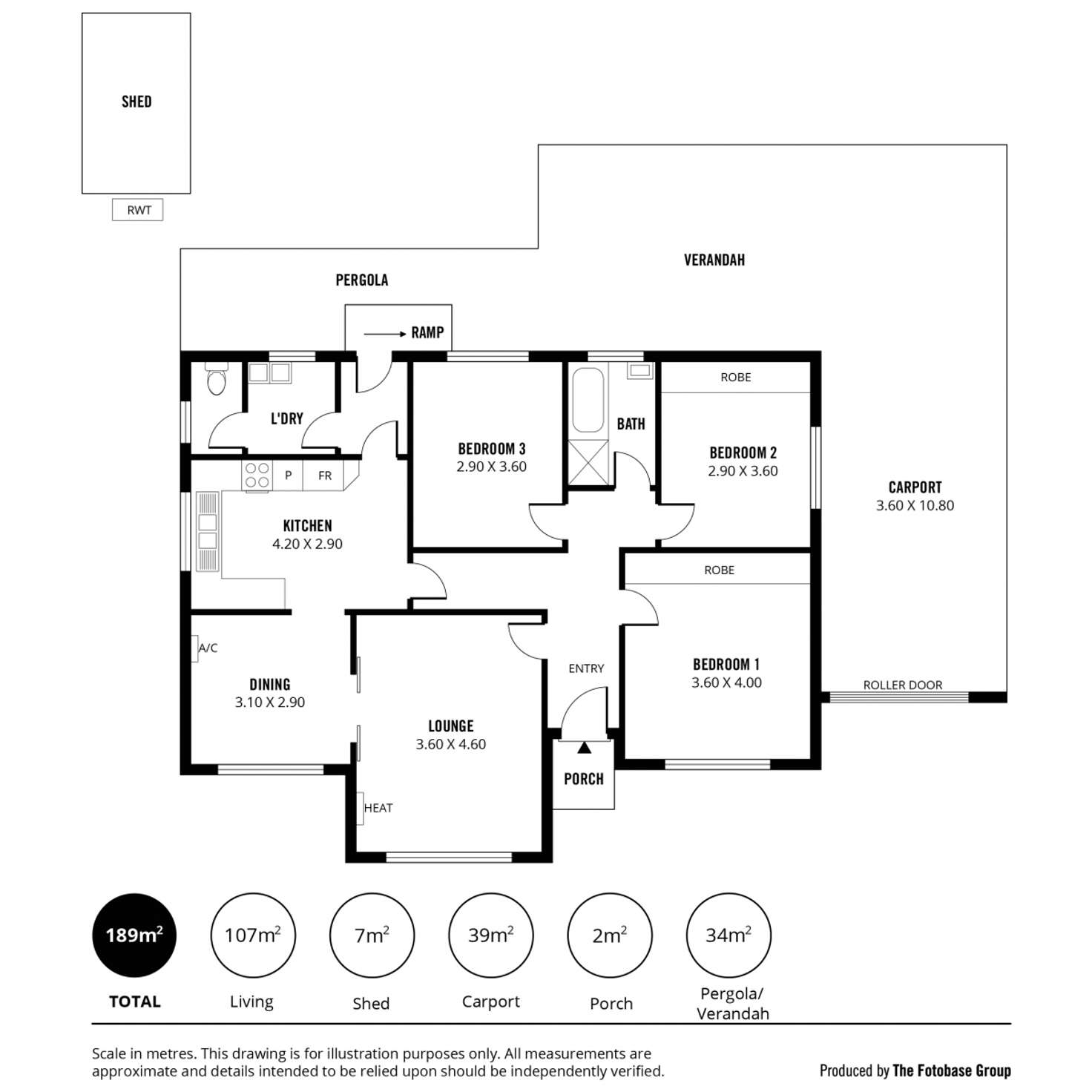 Floorplan of Homely house listing, 76 Reids Road, Dernancourt SA 5075