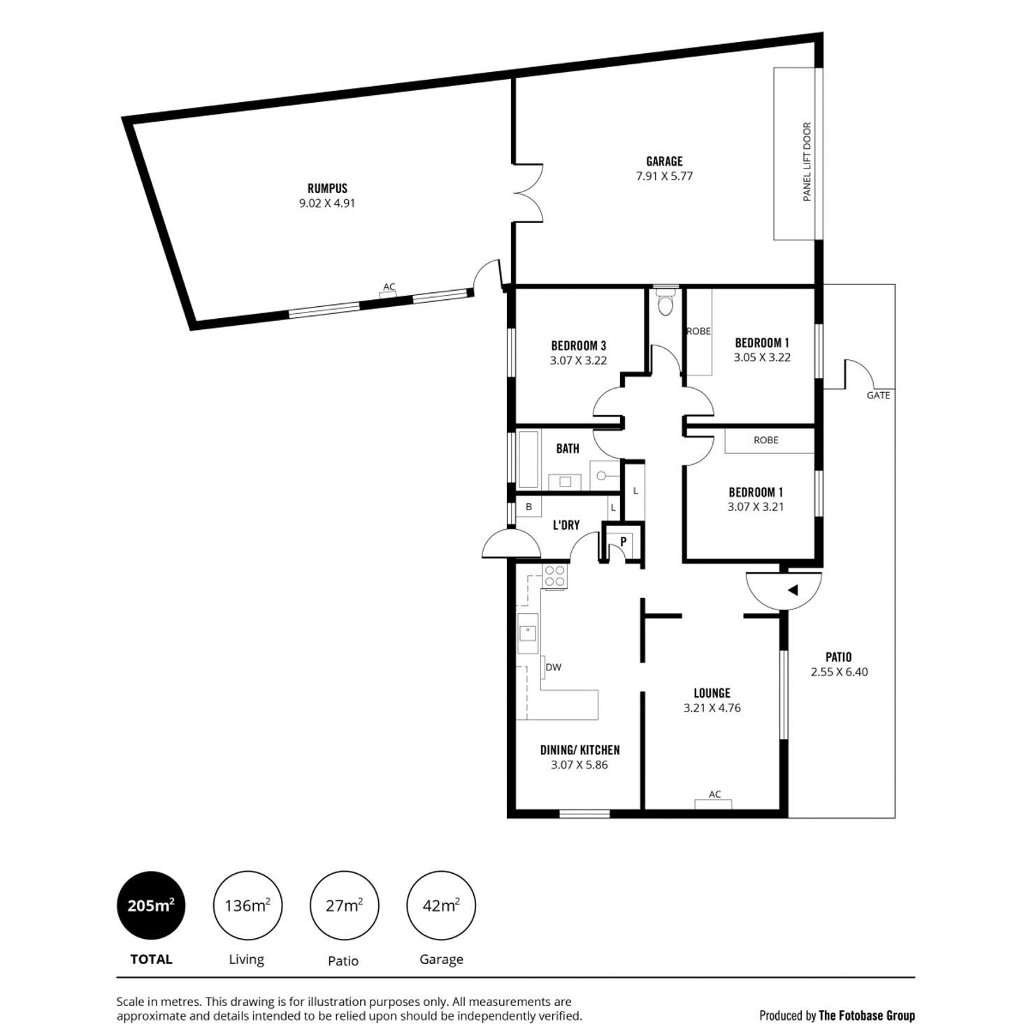 Floorplan of Homely house listing, 68 Catalina Avenue, Parafield Gardens SA 5107