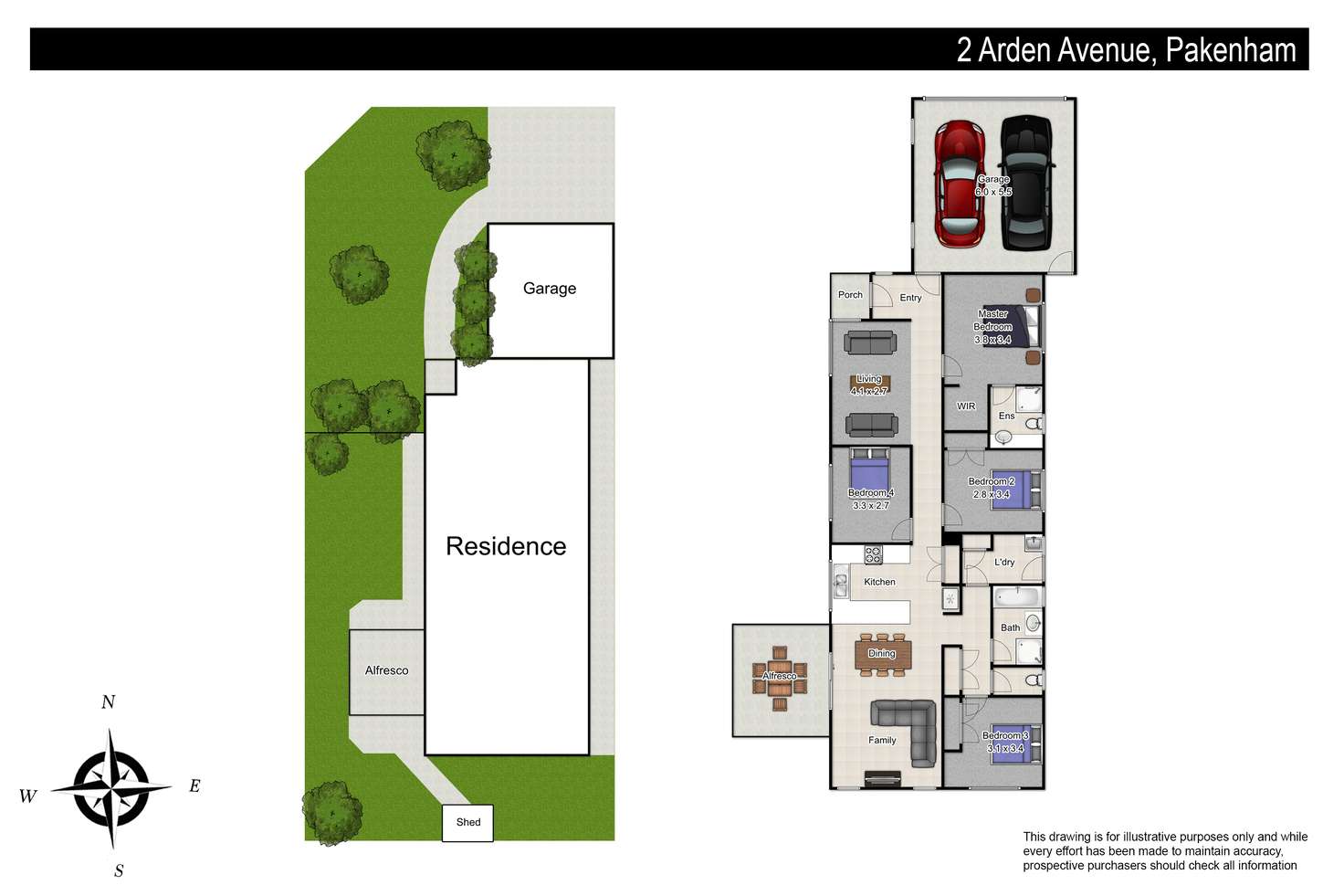 Floorplan of Homely house listing, 2 Arden Avenue, Pakenham VIC 3810