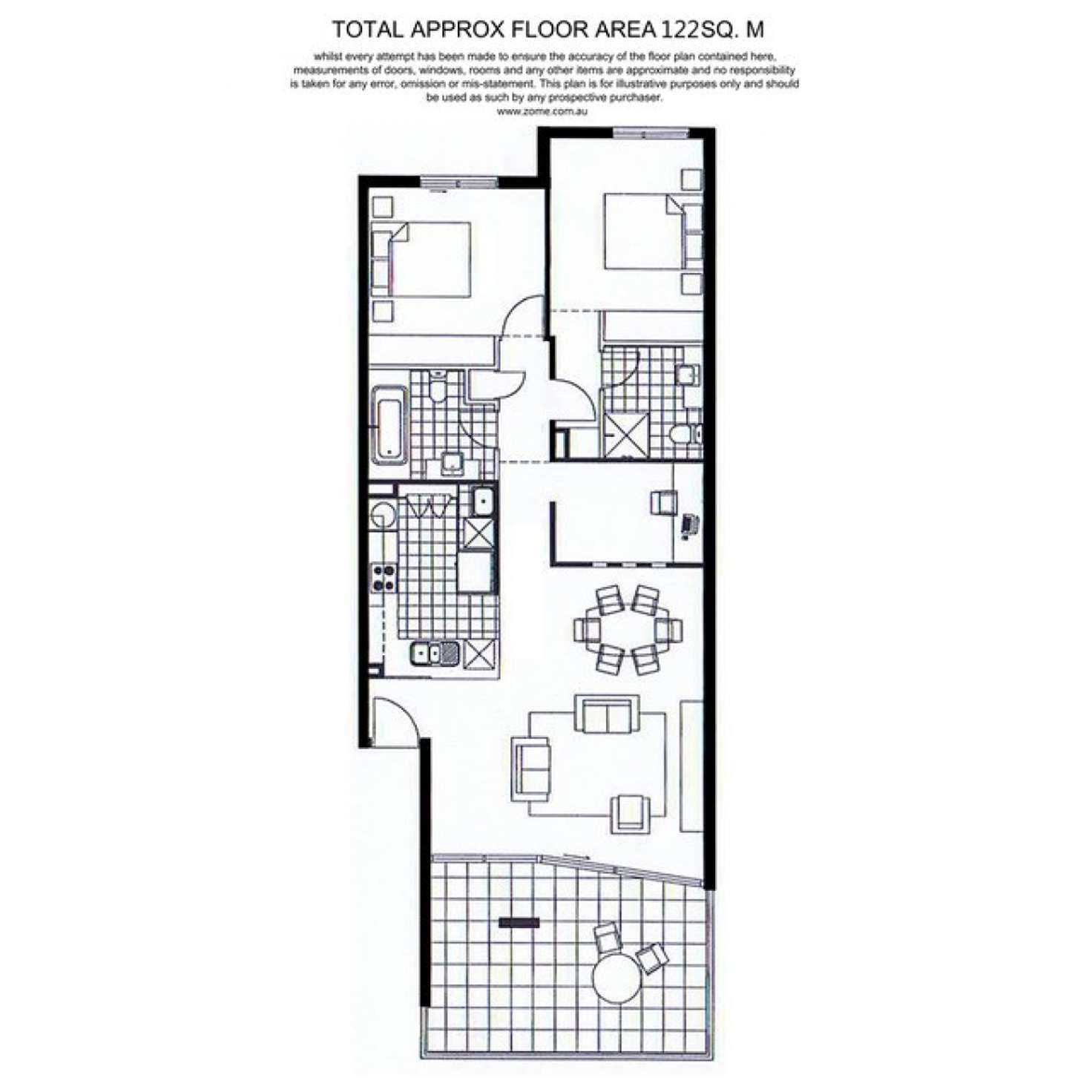Floorplan of Homely unit listing, 12/13-23 Bright Avenue, Labrador QLD 4215