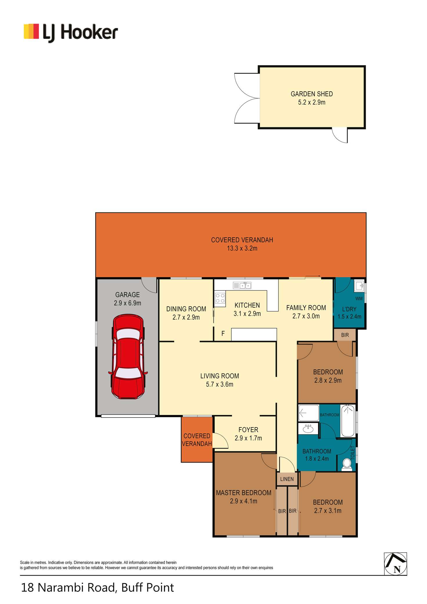 Floorplan of Homely house listing, 18 Narambi Road, Buff Point NSW 2262