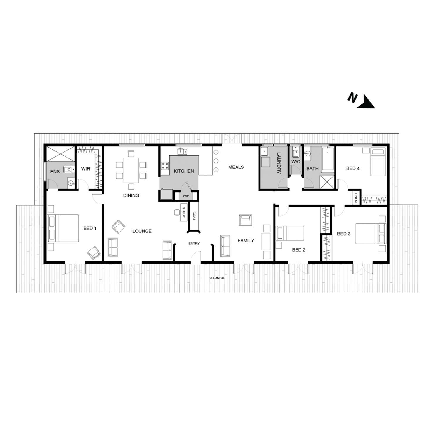 Floorplan of Homely house listing, 1 Cusack Place, Yass NSW 2582