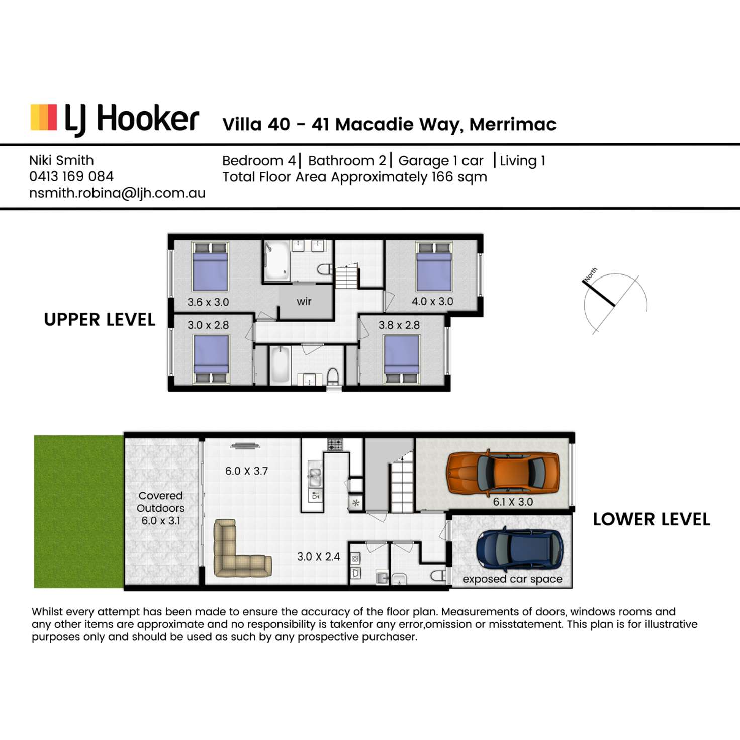 Floorplan of Homely townhouse listing, 40/41 Macadie Way, Merrimac QLD 4226