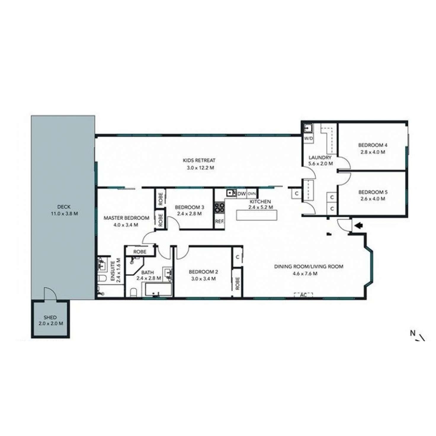 Floorplan of Homely house listing, 41 Amberwood Drive, Upper Coomera QLD 4209