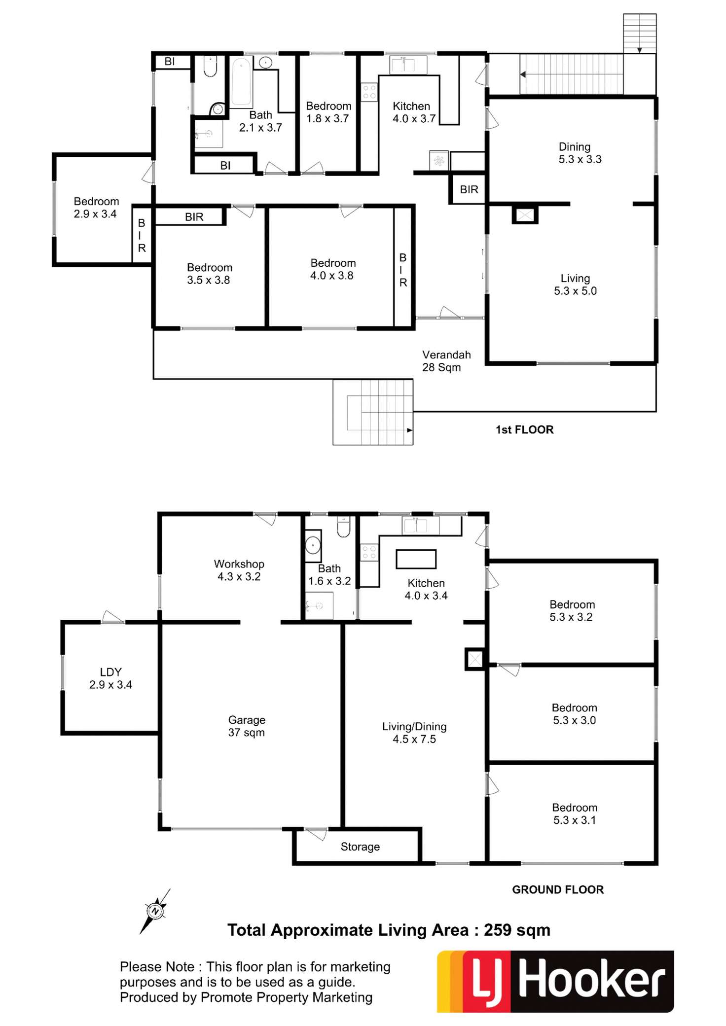 Floorplan of Homely house listing, 13 Thornleigh Street, Glenorchy TAS 7010