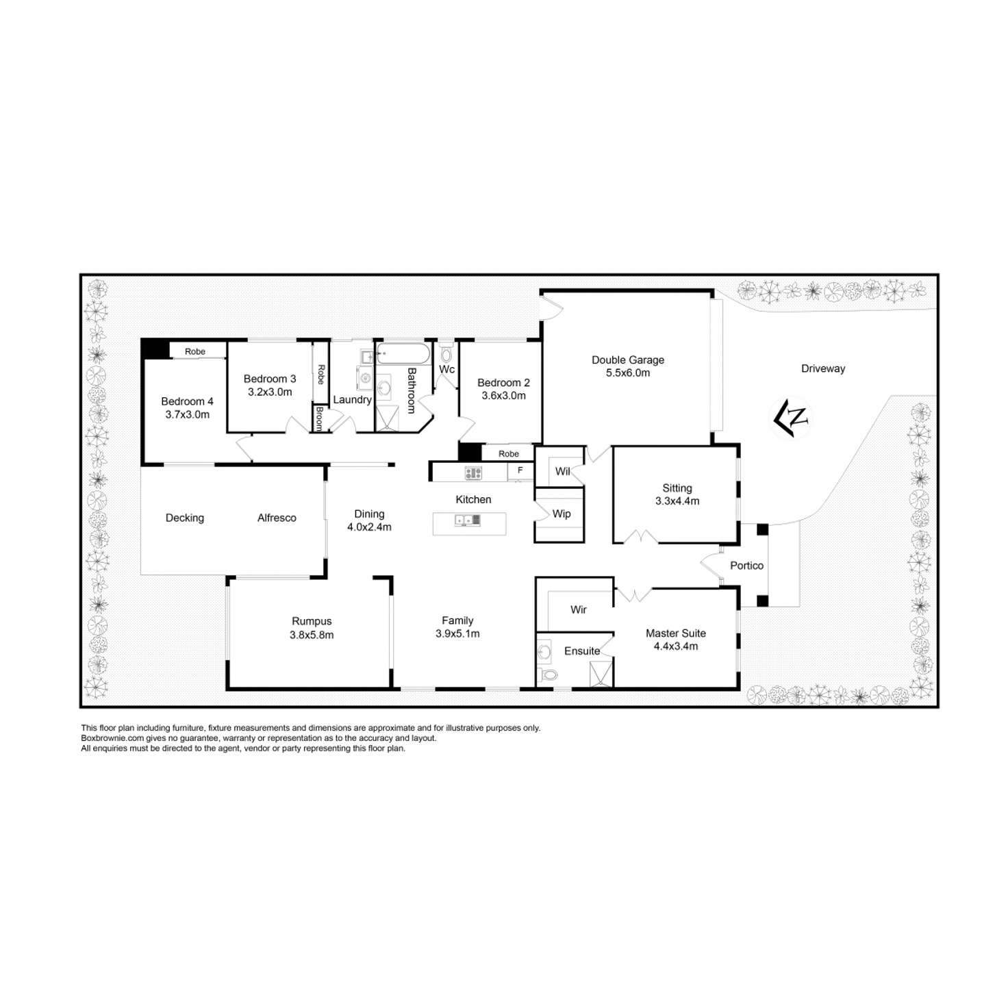 Floorplan of Homely house listing, 45 Tropic Circuit, Point Cook VIC 3030