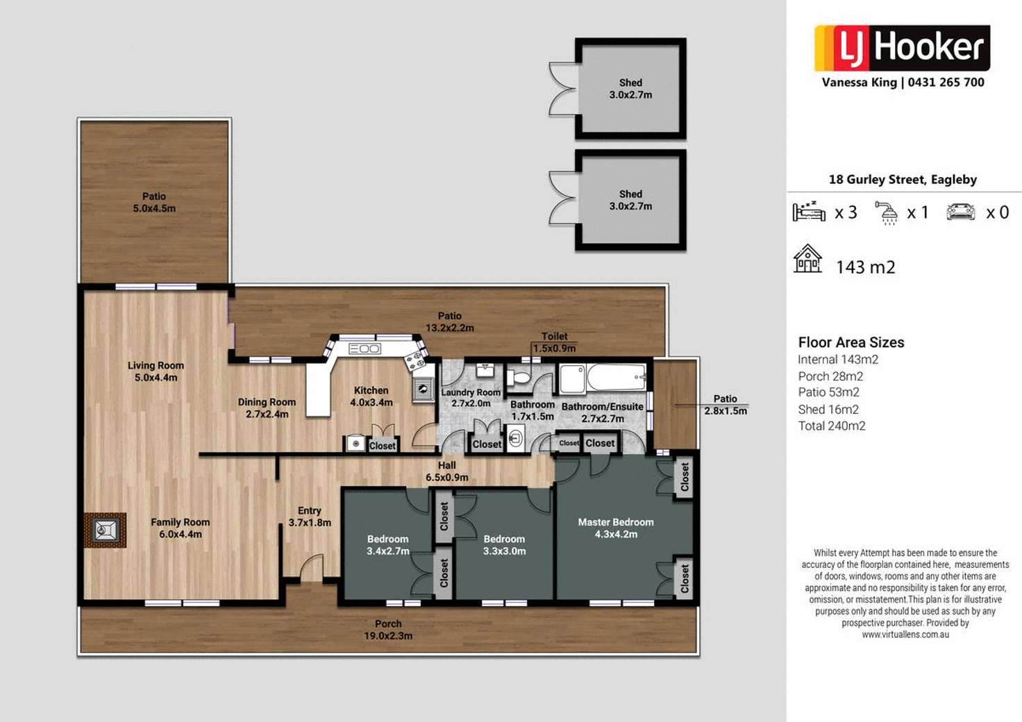 Floorplan of Homely house listing, 18 Gurley Street, Eagleby QLD 4207