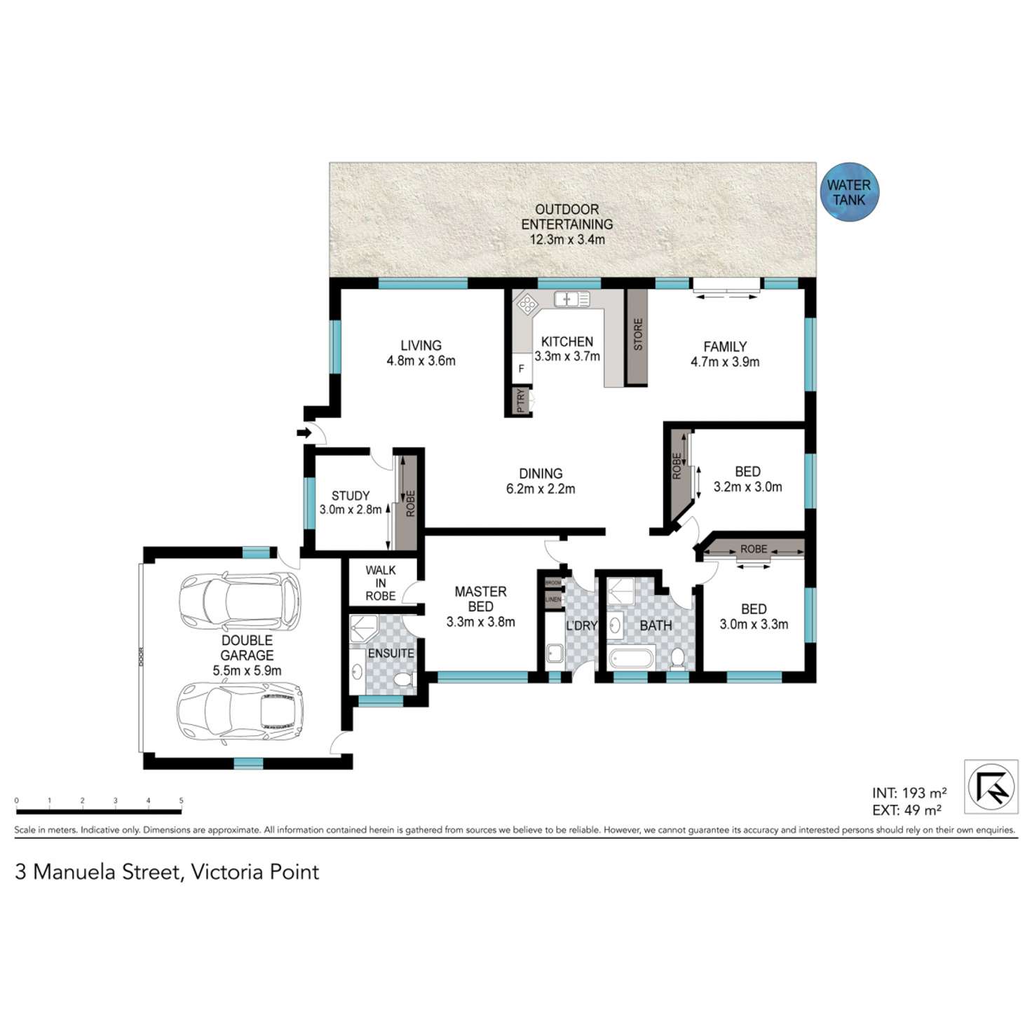 Floorplan of Homely house listing, 3 Manuela Street, Victoria Point QLD 4165