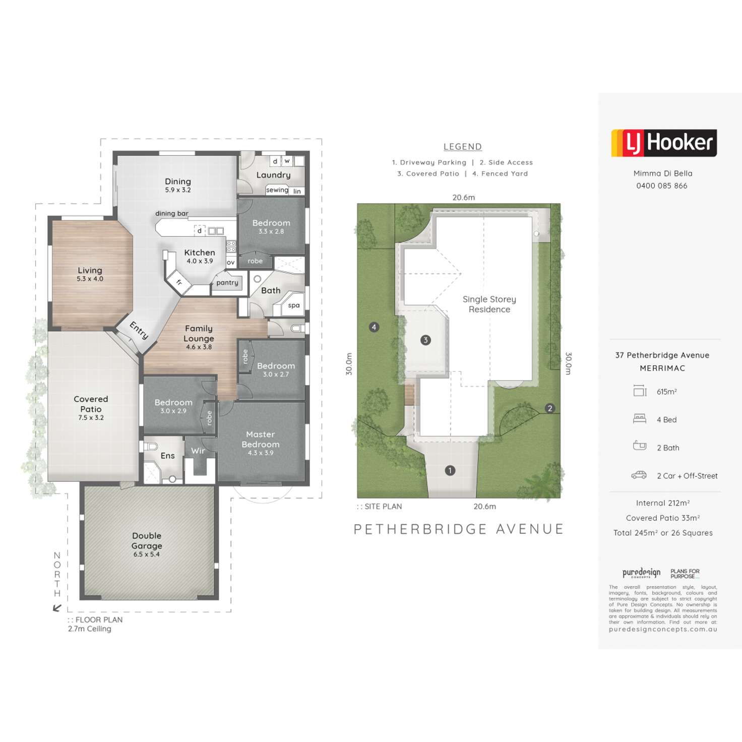 Floorplan of Homely house listing, 37 Petherbridge Avenue, Merrimac QLD 4226