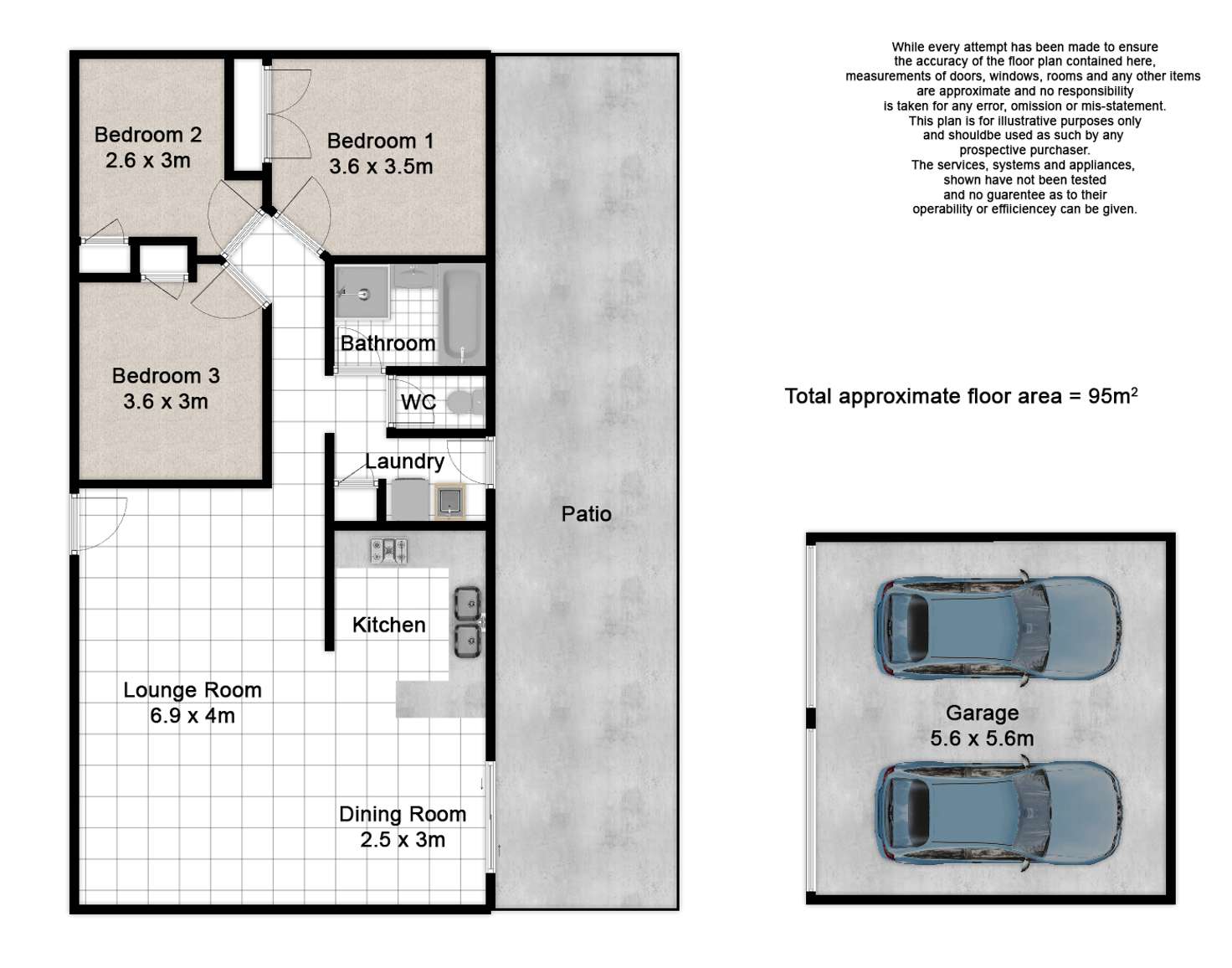 Floorplan of Homely house listing, 22 Myall Street, Crestmead QLD 4132