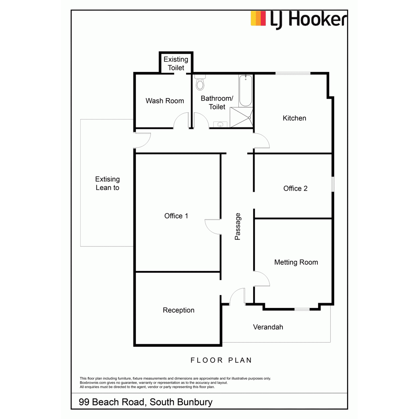 Floorplan of Homely house listing, 99 Beach Road, South Bunbury WA 6230