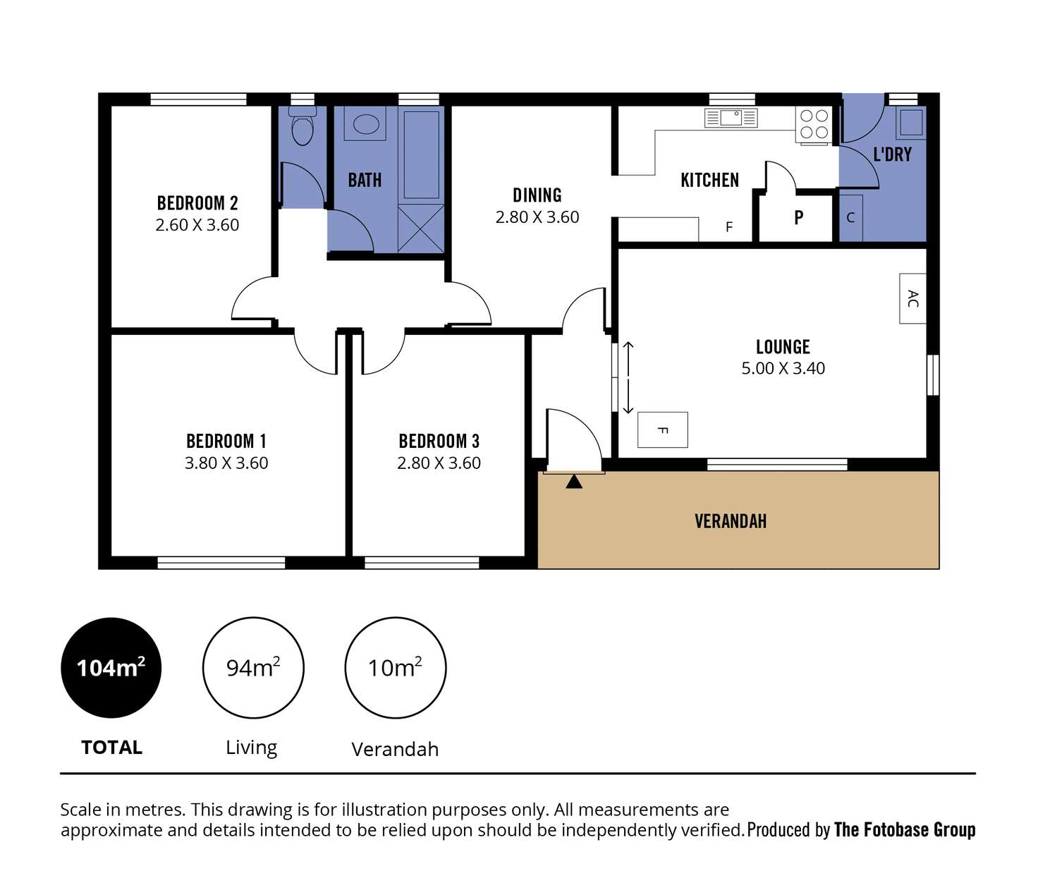 Floorplan of Homely house listing, 19 Standfield Road, Aldinga Beach SA 5173