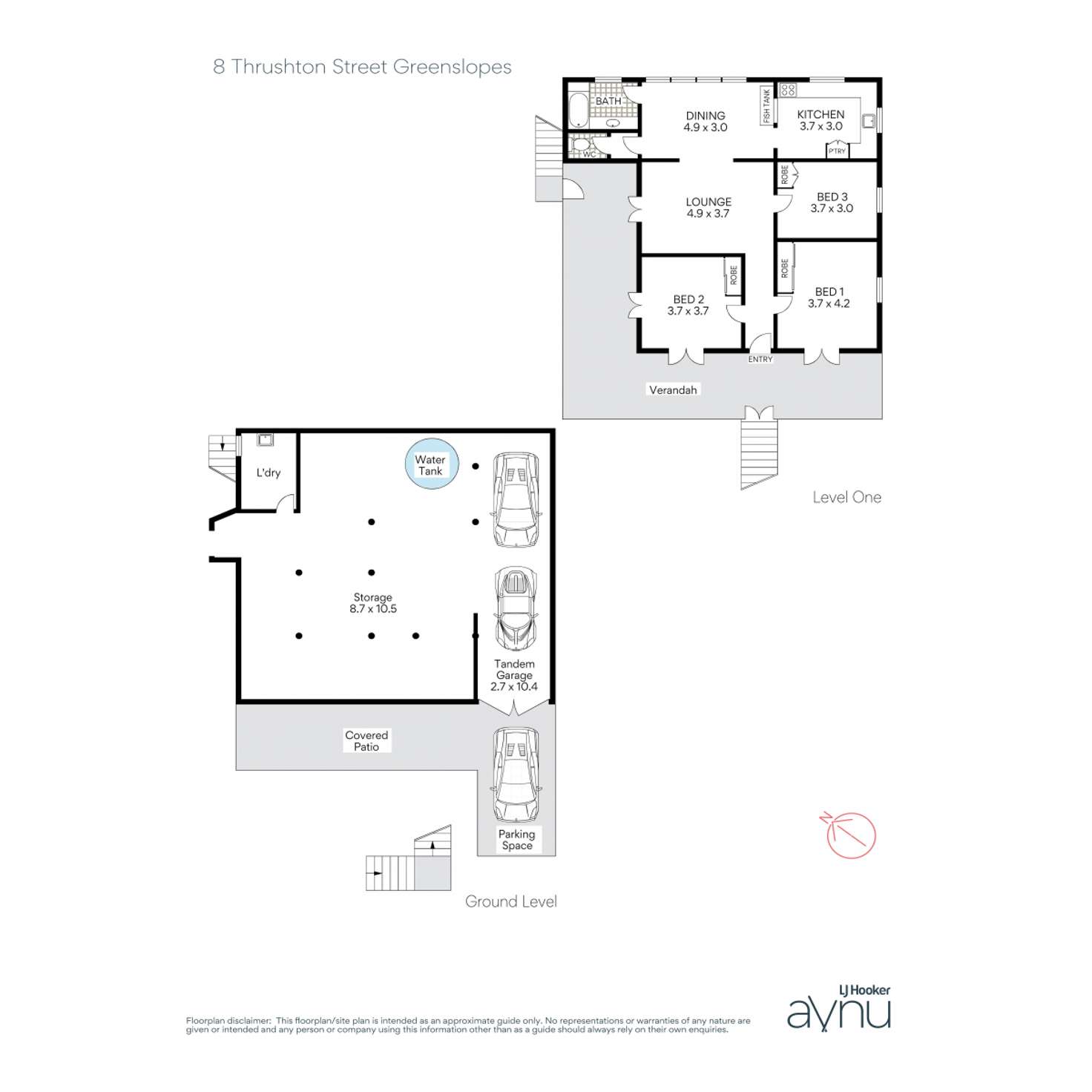 Floorplan of Homely house listing, 8 Thrushton Street, Greenslopes QLD 4120