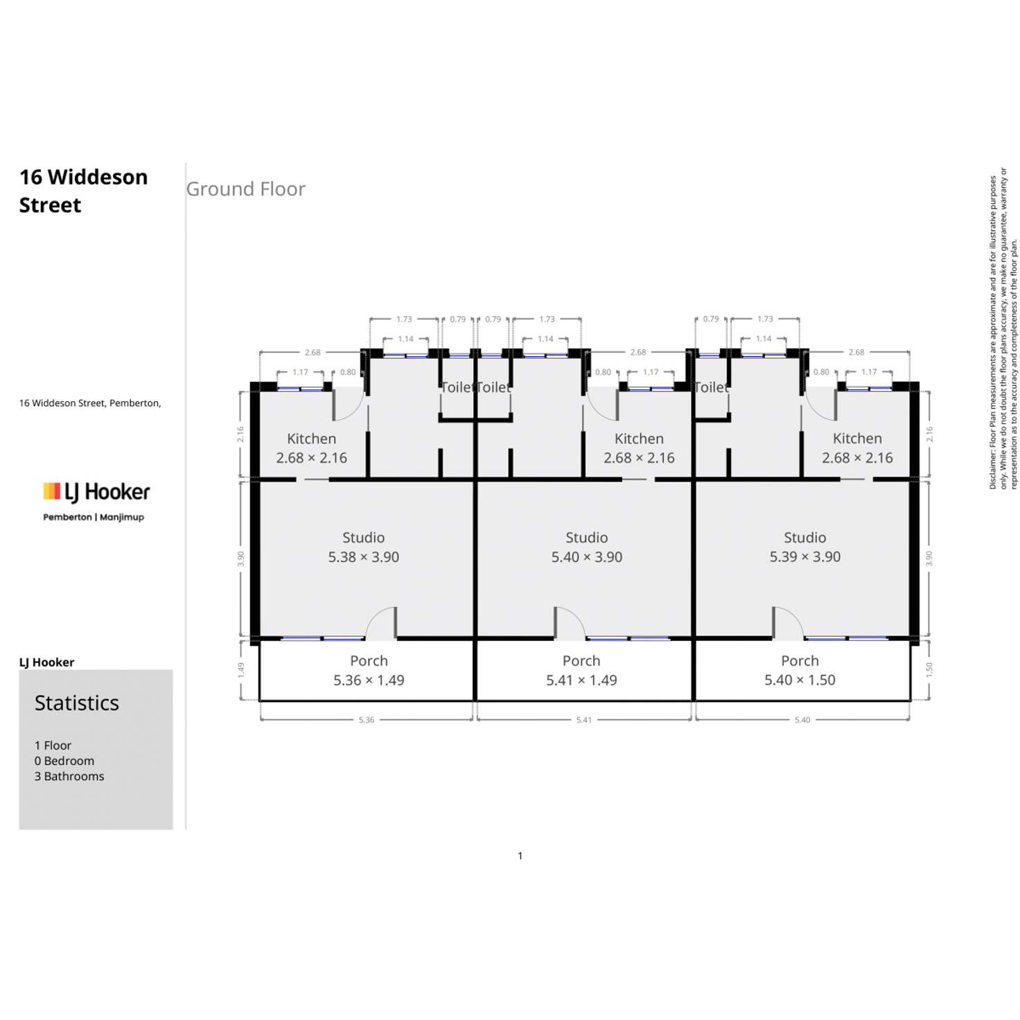 Floorplan of Homely house listing, 16 Widdeson Street, Pemberton WA 6260
