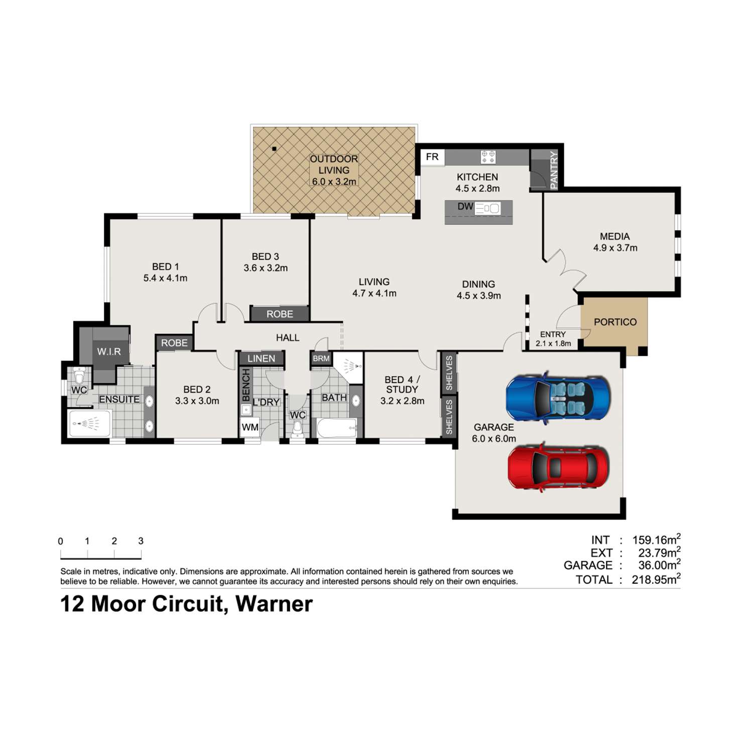 Floorplan of Homely house listing, 12 Moor Circuit, Warner QLD 4500