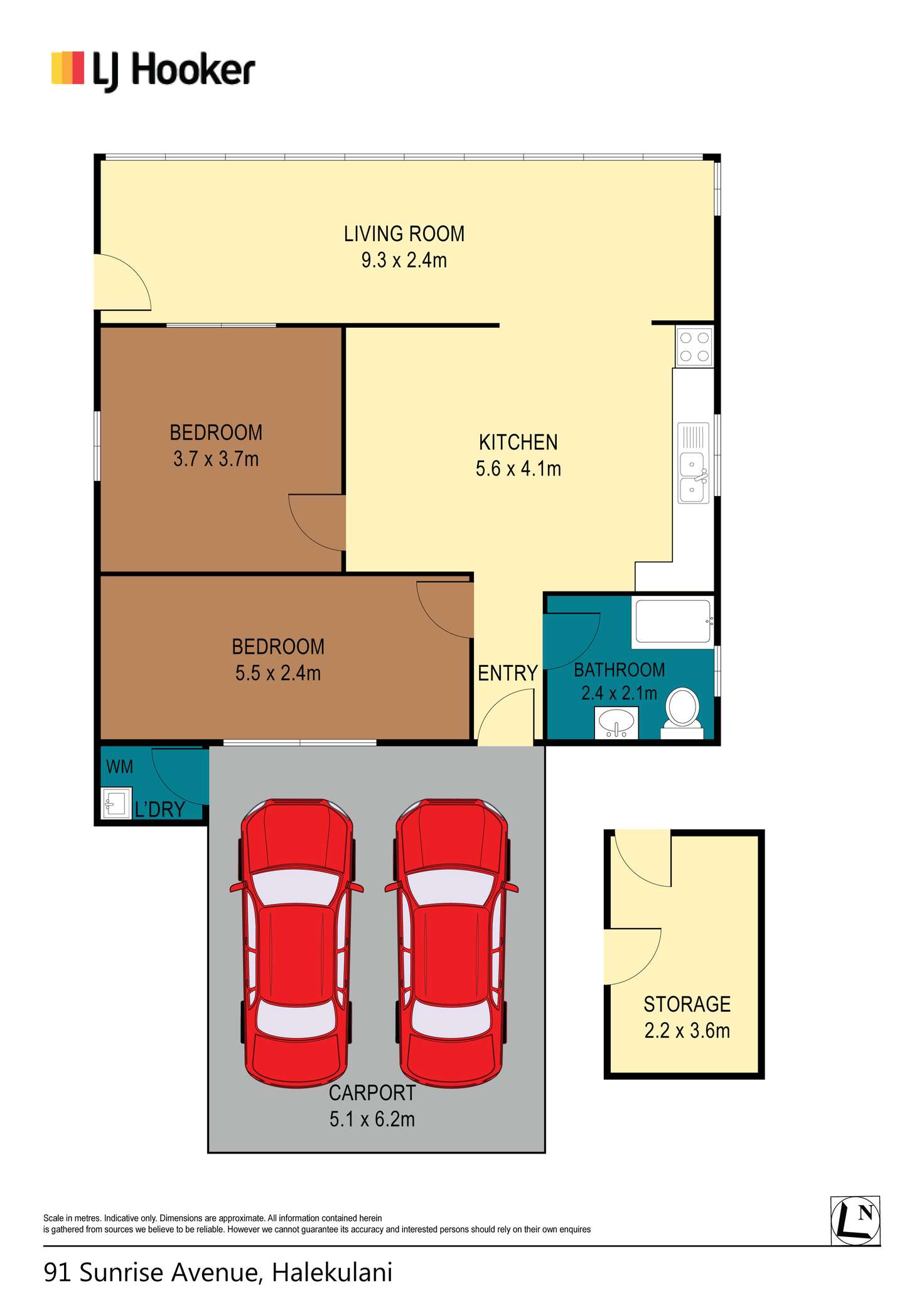 Floorplan of Homely house listing, 91 Sunrise Avenue, Halekulani NSW 2262
