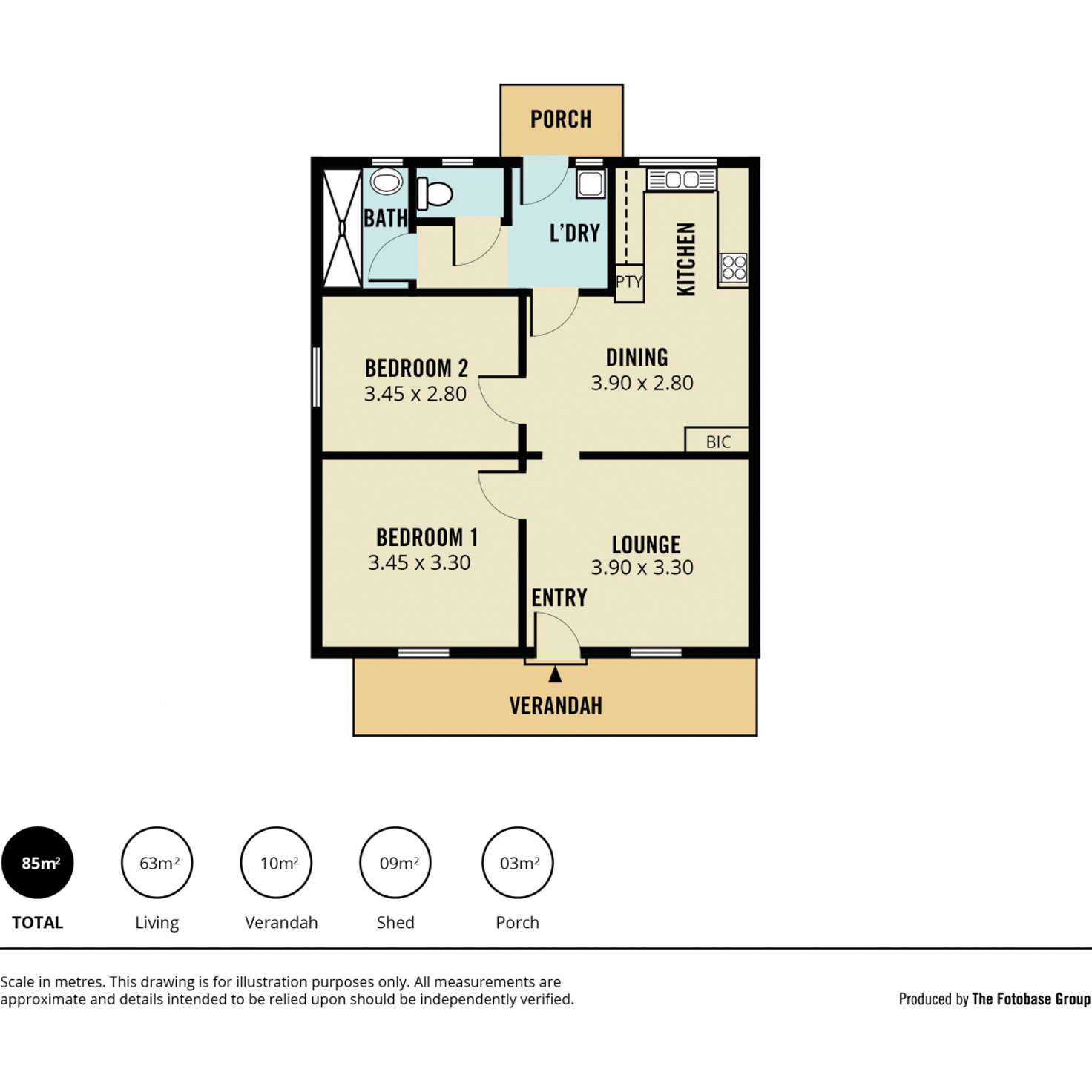 Floorplan of Homely house listing, 156 Goodman Road, Elizabeth South SA 5112