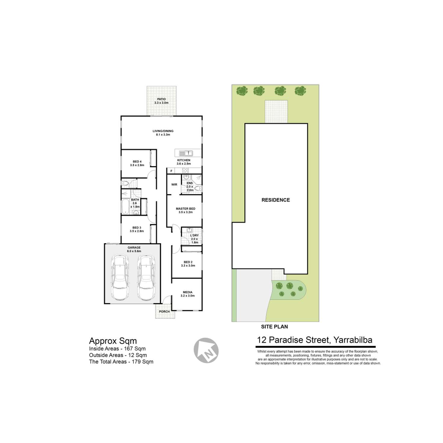 Floorplan of Homely house listing, 12 Paradise Street, Yarrabilba QLD 4207