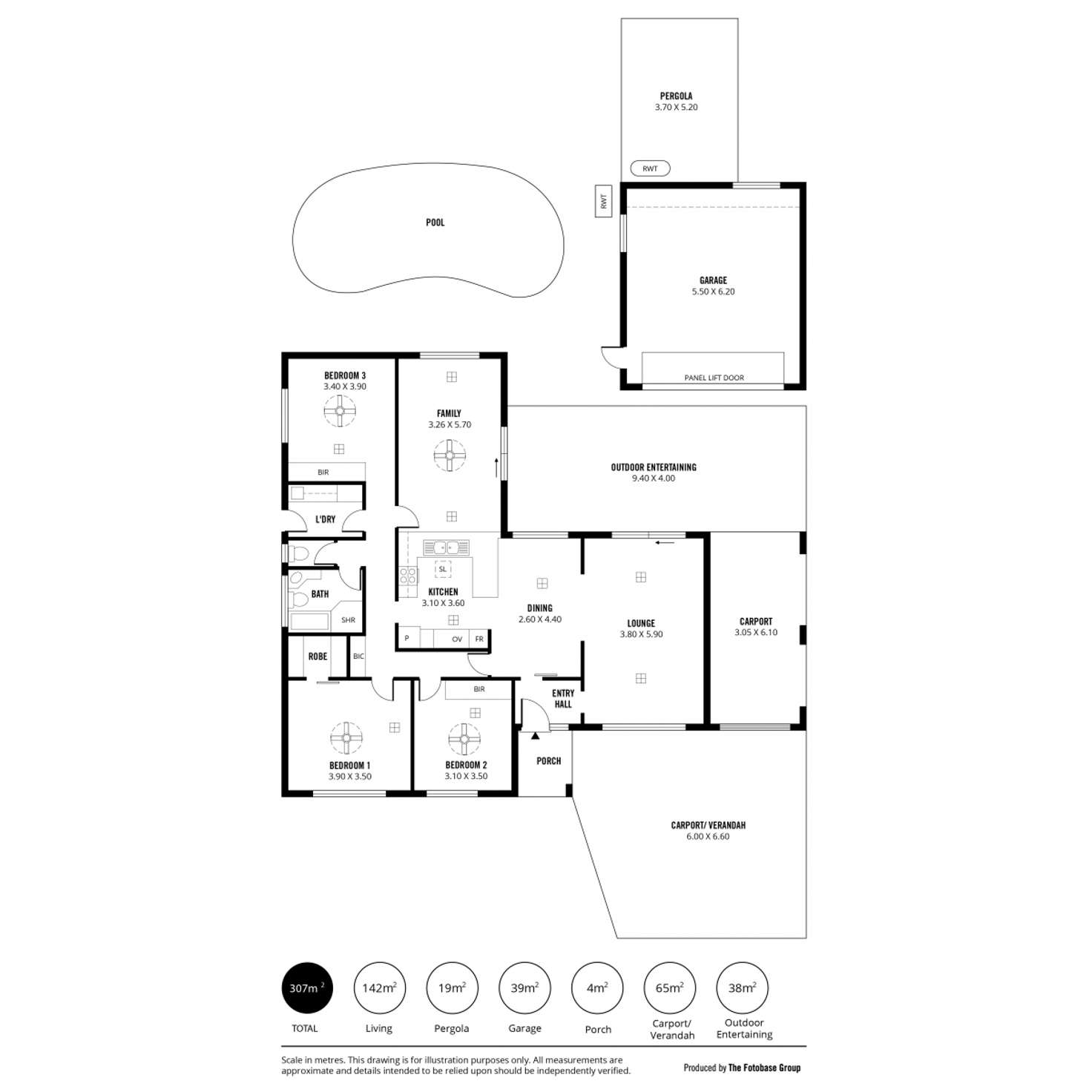 Floorplan of Homely house listing, 15 Eaglehawk Road, Modbury Heights SA 5092