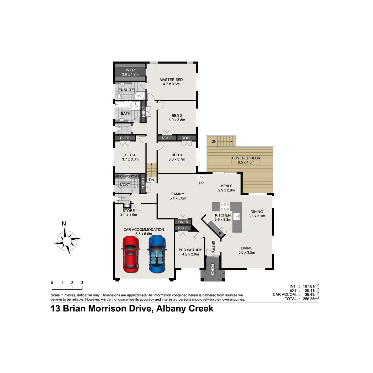 Floorplan of Homely house listing, 13 Brian Morrison Drive, Albany Creek QLD 4035