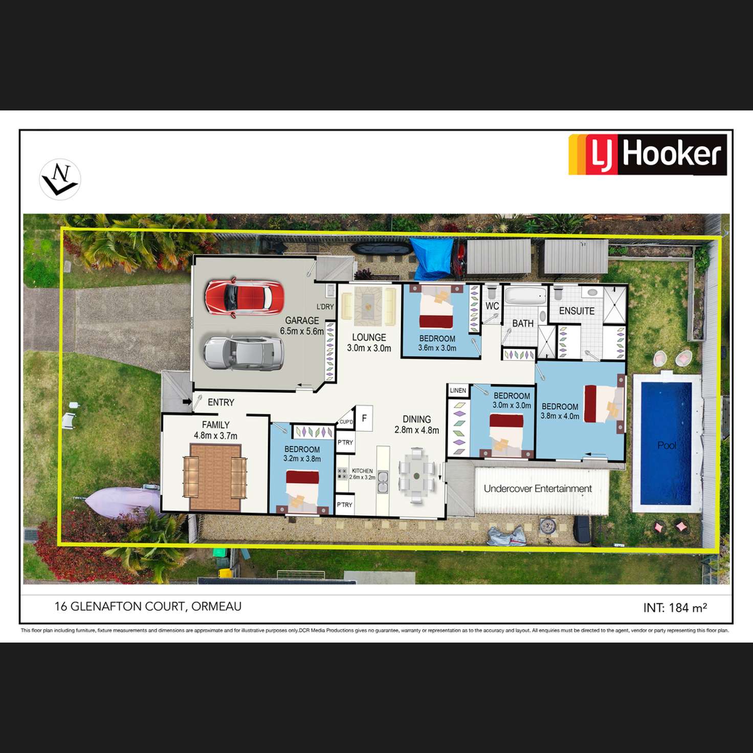 Floorplan of Homely house listing, 16 Glenafton Court, Ormeau QLD 4208